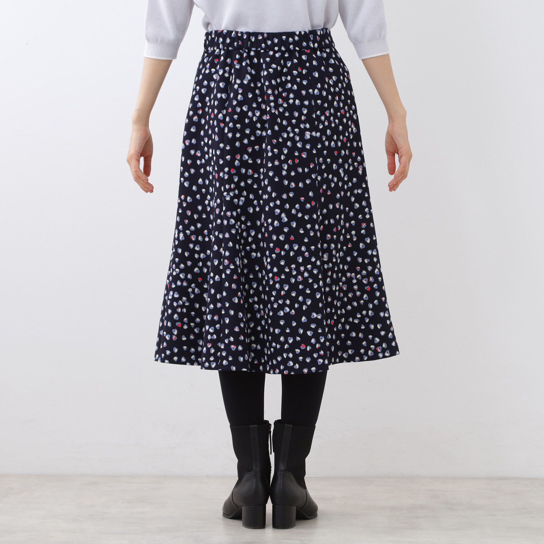 Reflect「ソフトフレアプリントスカート」|スカート|