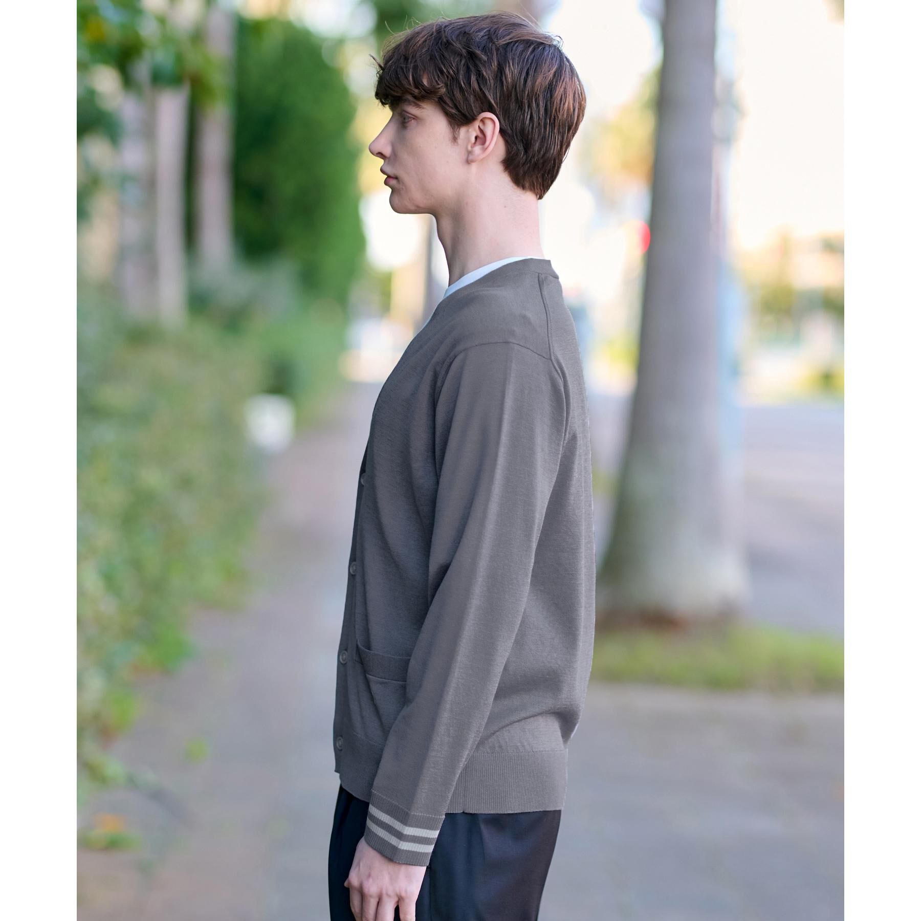 DRESSTERIOR「スリーブライン スプリングカーディガン」|カーディガン|