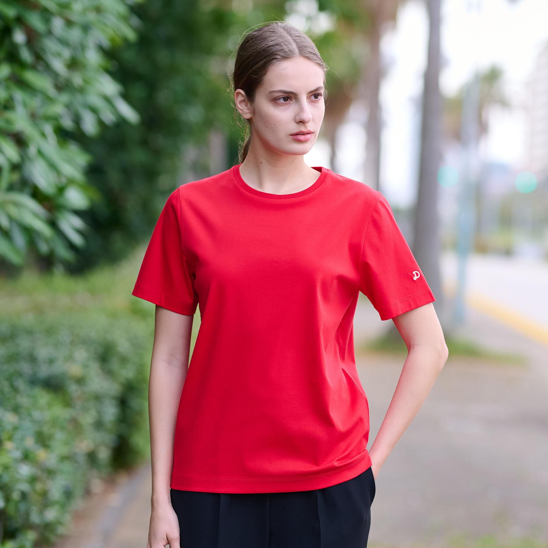 DRESSTERIOR「【接触冷感/抗菌防臭/消臭】アイスクリアコットンTシャツ」|Tシャツ・カットソー|