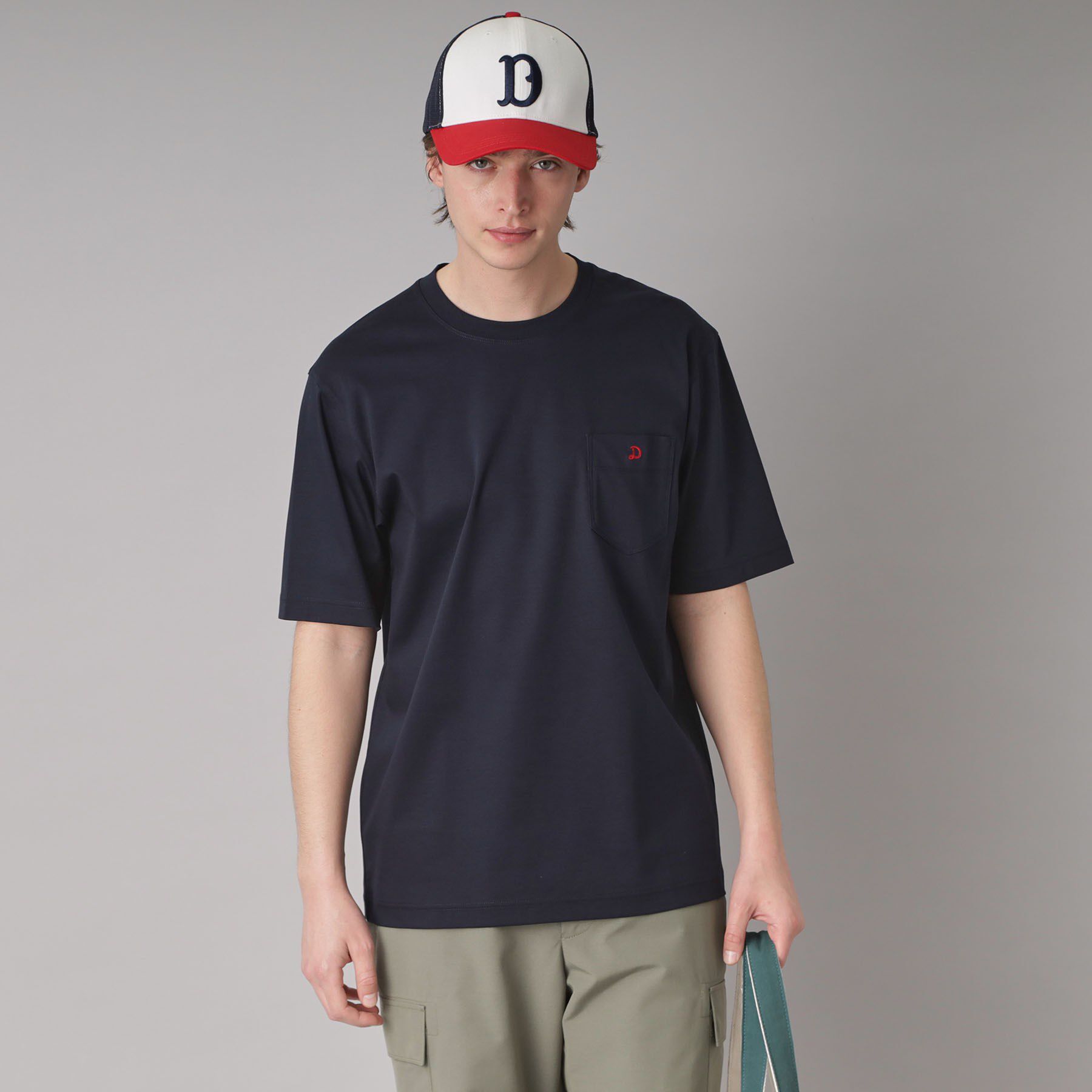 DRESSTERIOR「【接触冷感/抗菌防臭/消臭】ICE CLEAR COTTON ポケットTシャツ」|Tシャツ・カットソー|