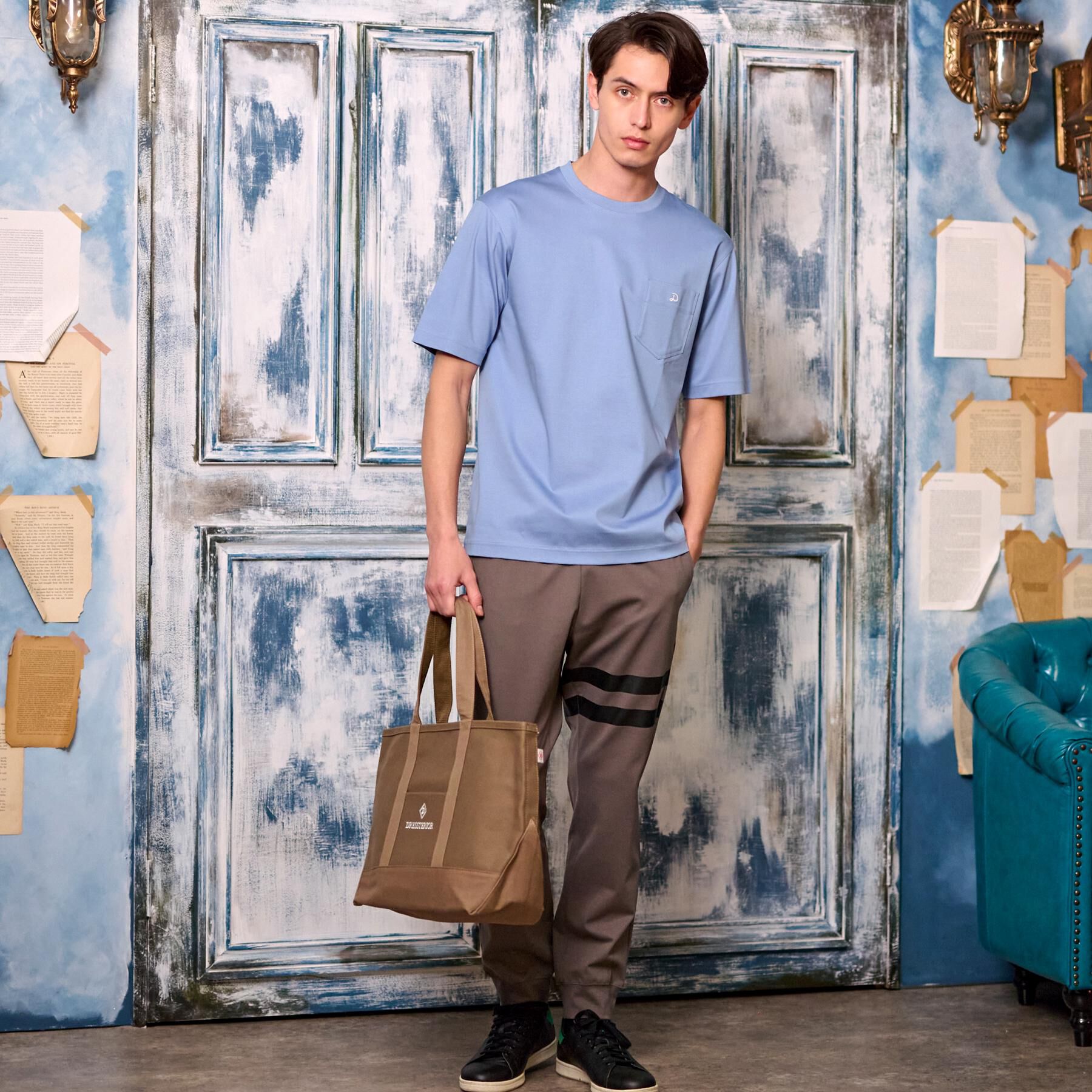 DRESSTERIOR「【接触冷感/抗菌防臭/消臭】ICE CLEAR COTTON ポケットTシャツ」|Tシャツ・カットソー|