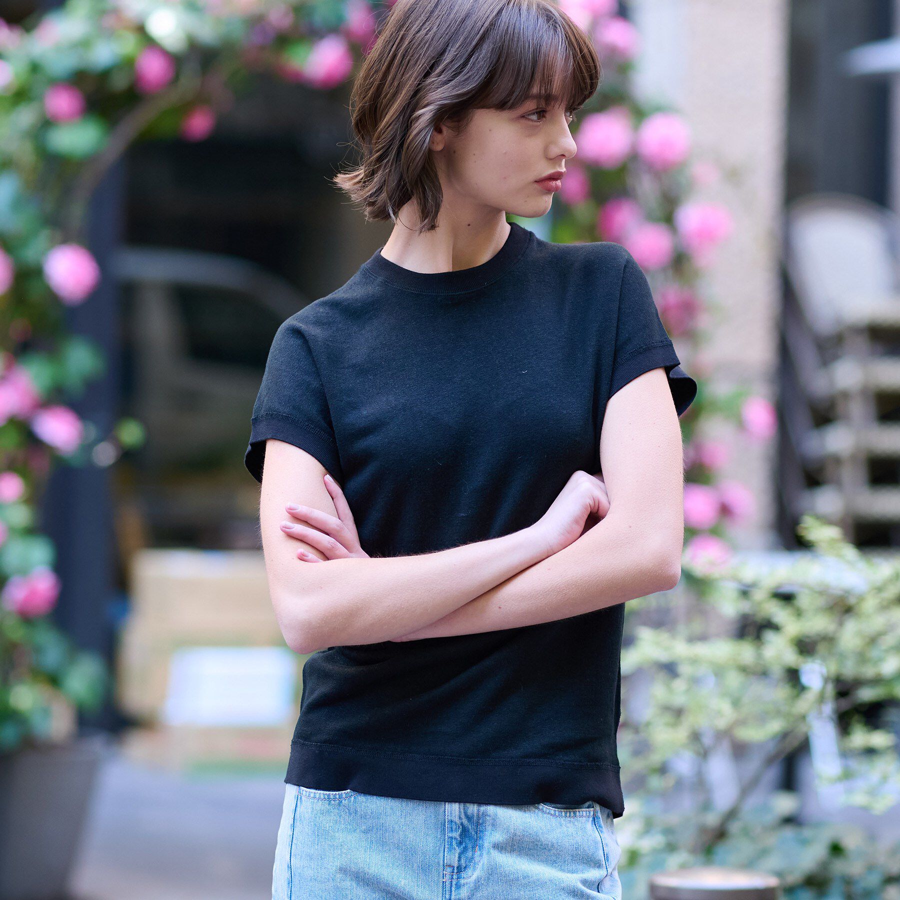 DRESSTERIOR「【毎年人気！／洗える】リネン裏毛フレンチプルオーバー」|Tシャツ・カットソー|