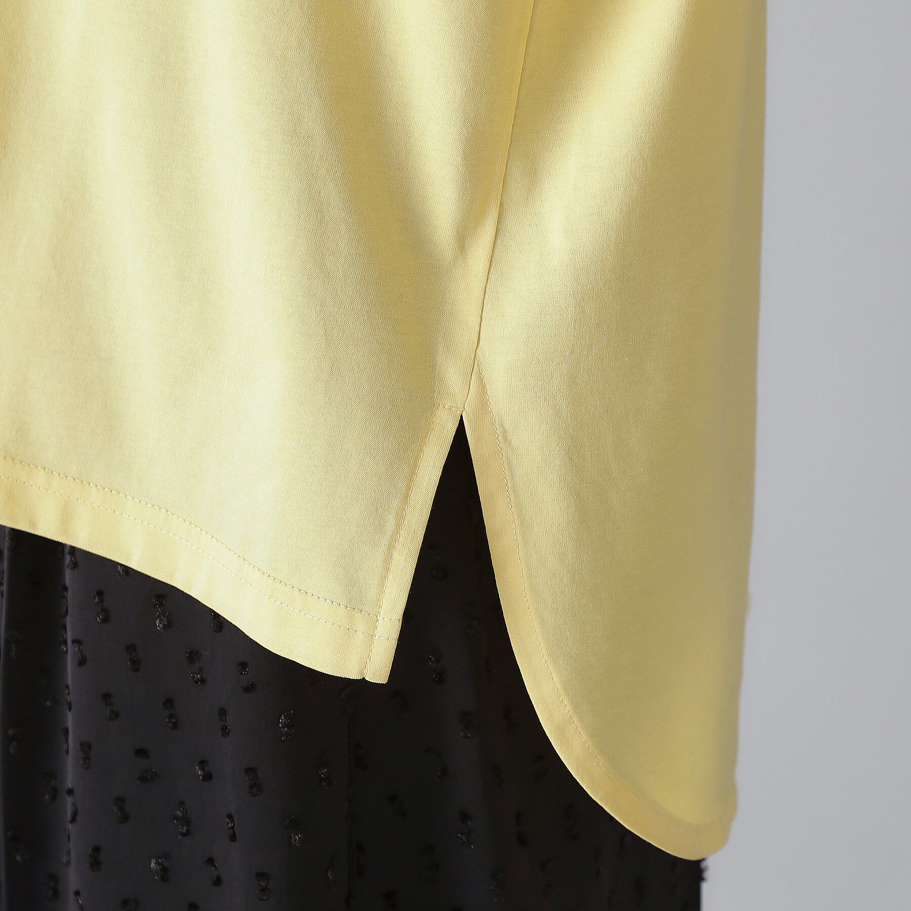 DRESSTERIOR「箔PTドルマンスリーブロゴTシャツ」|Tシャツ・カットソー|