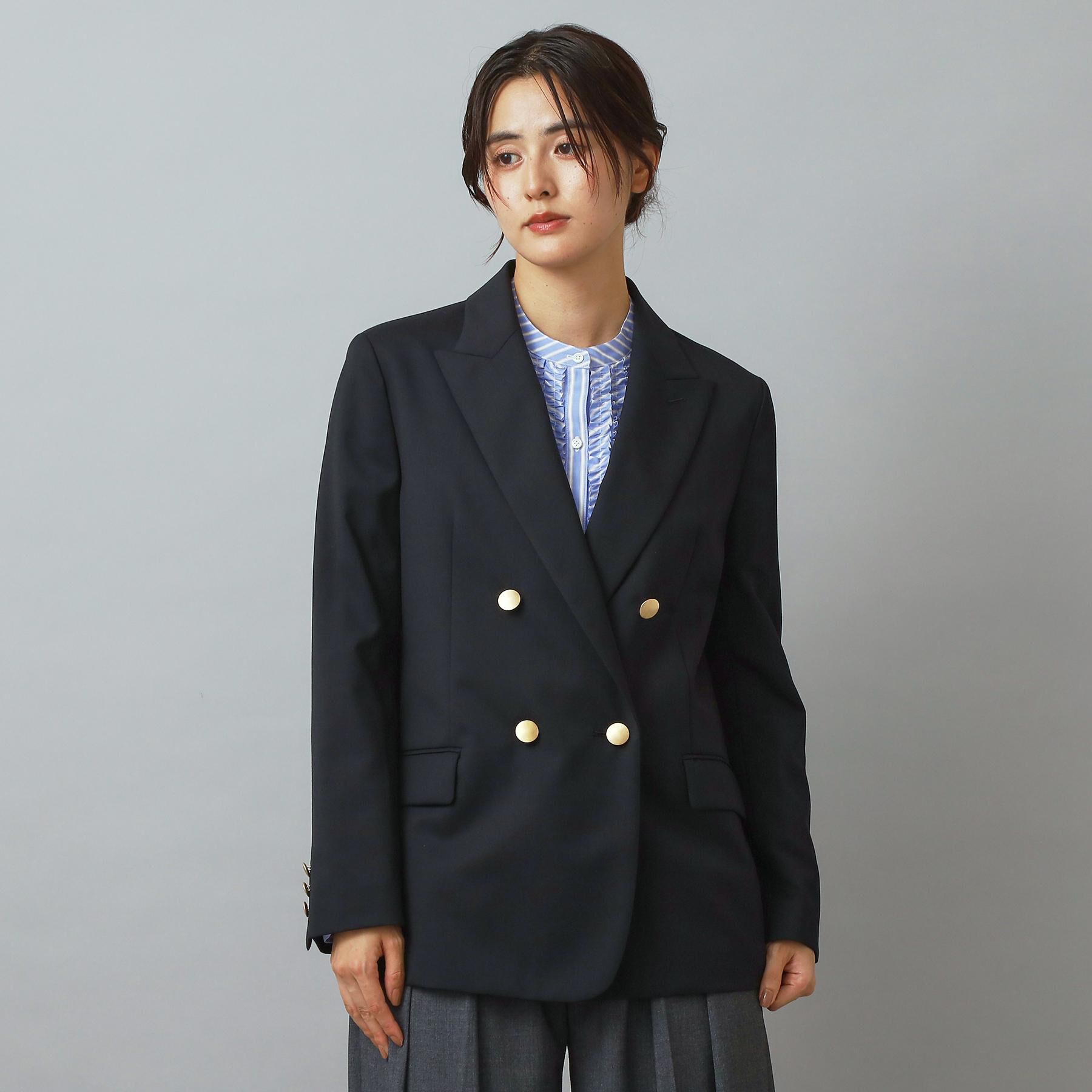 DRESSTERIOR「ストレッチサスティナブルブレザー」|テーラードジャケット|