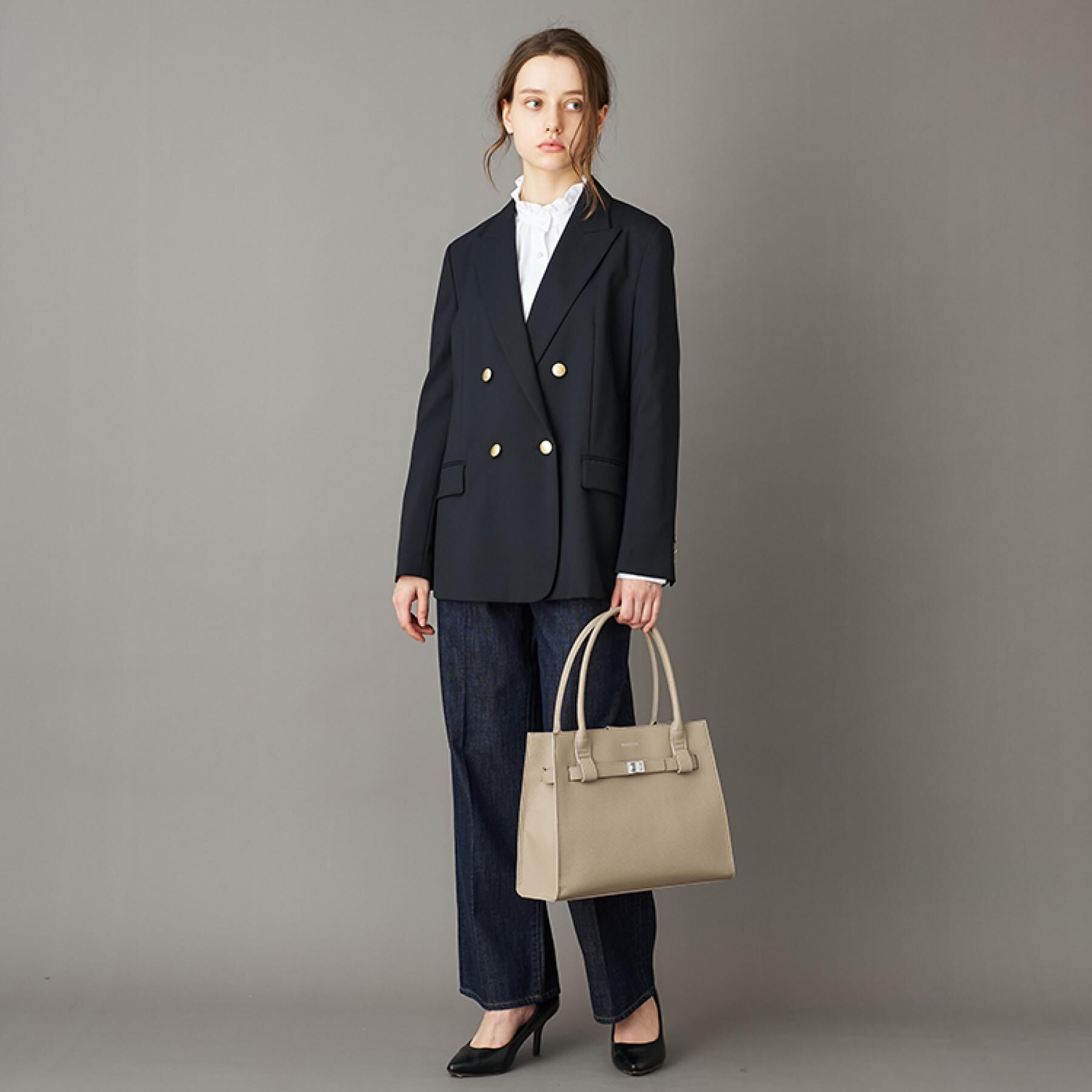 DRESSTERIOR「ストレッチサスティナブルブレザー」|テーラードジャケット|