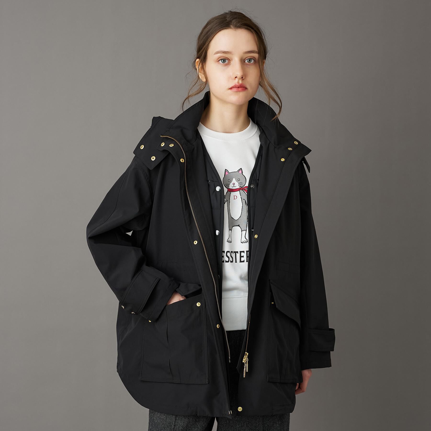 DRESSTERIOR「4WAYレインワークブルゾン」|ブルゾン・スタジャン|