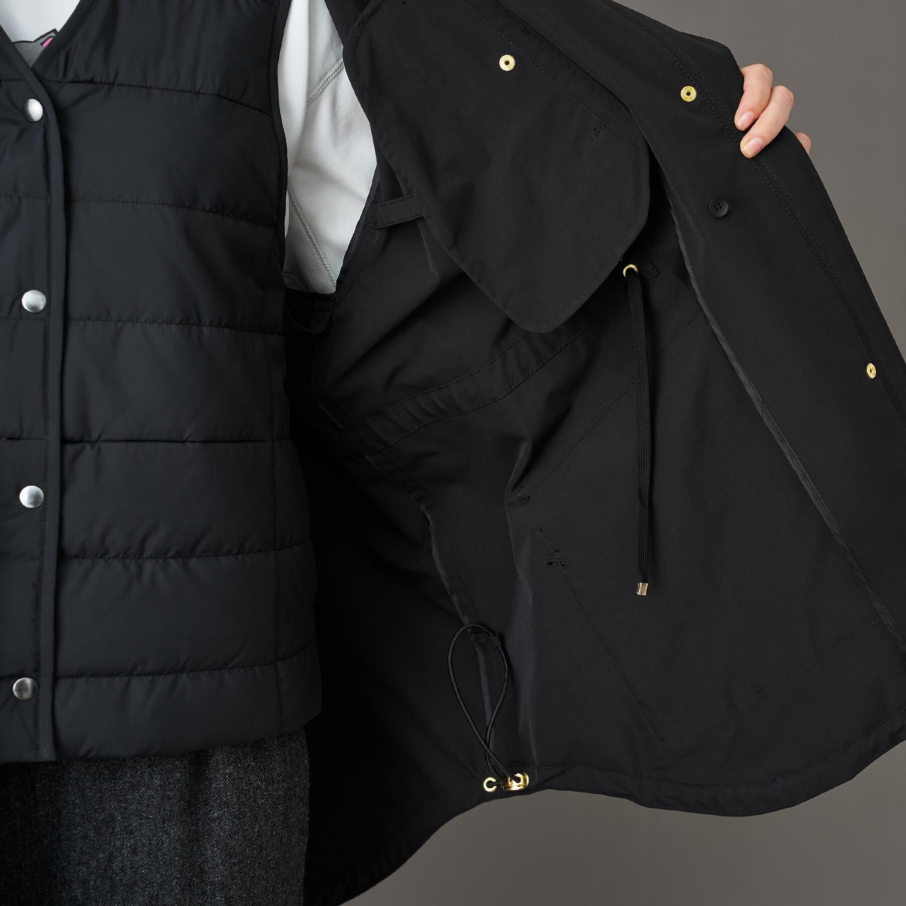 DRESSTERIOR「4WAYレインワークブルゾン」|ブルゾン・スタジャン|