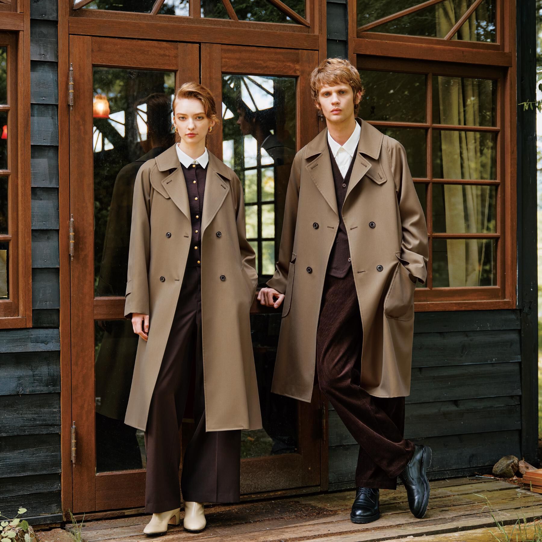 DRESSTERIOR「ウールギャバアルスターコート」|チェスターコート|