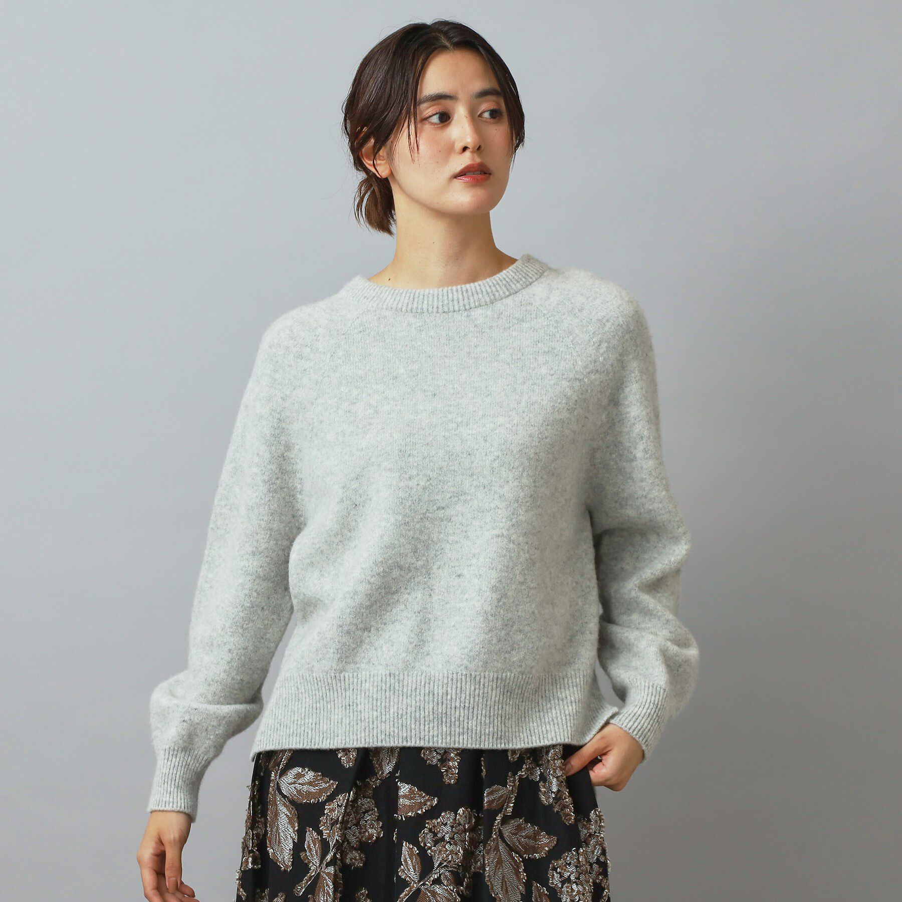 DRESSTERIOR「【otonaMUSE 11月号掲載】カシミヤブレンドクルーネックニット」|ニット・セーター|