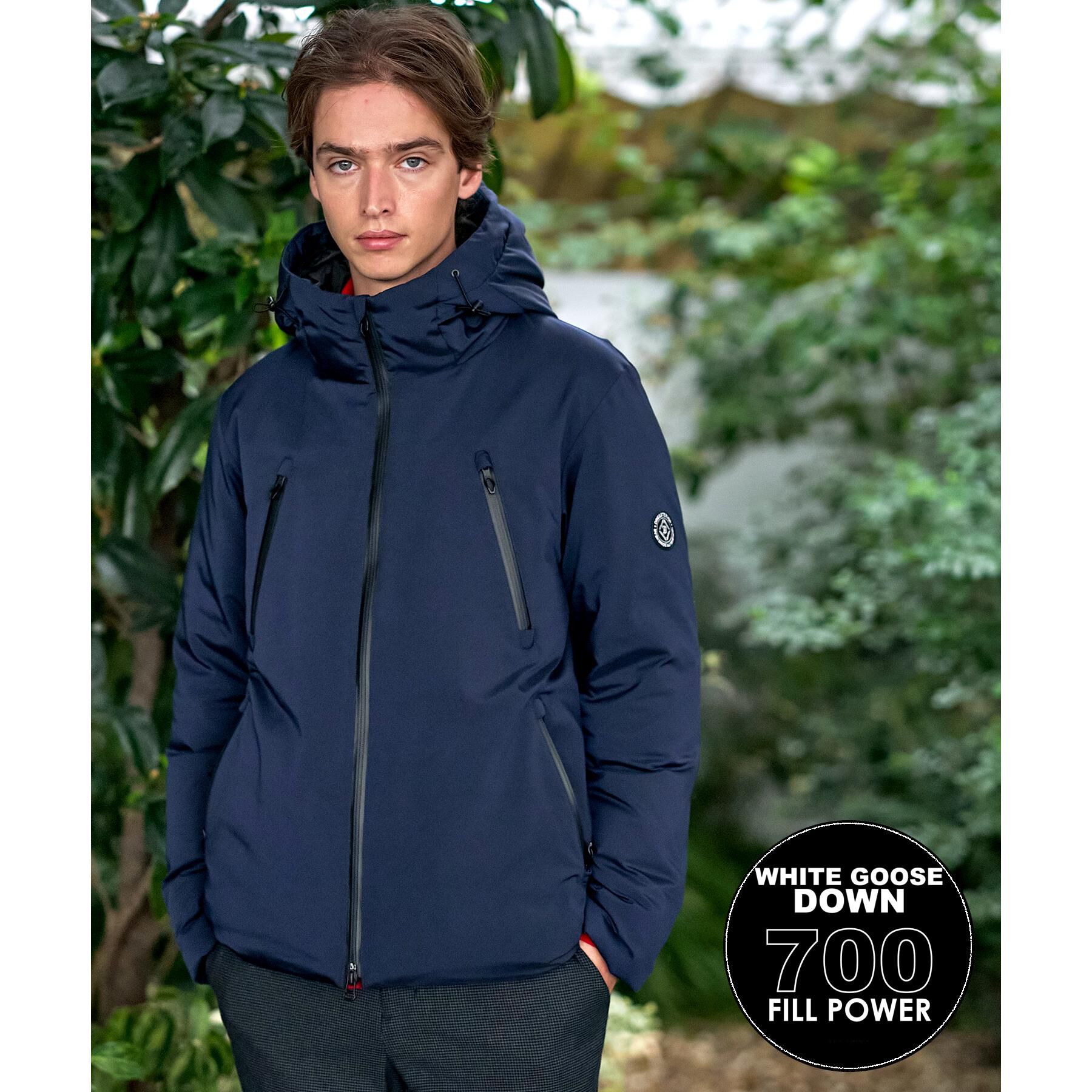 DRESSTERIOR「【700フィルパワー/高品質ダウン】ウォータープルーフ ホワイトグースダウン」|ダウン|ネイビー(094)