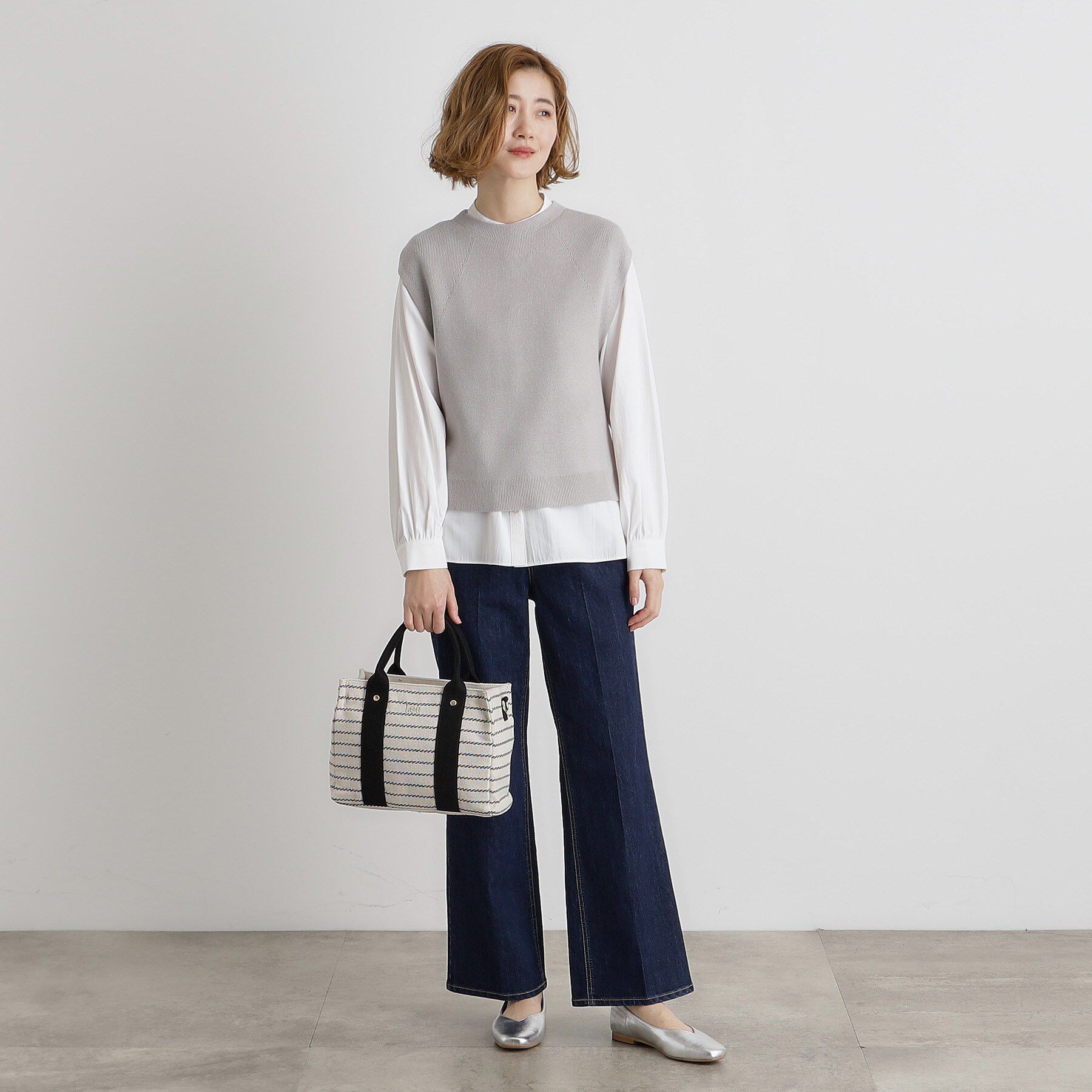 grove「【Lee別注】スクエアキャンバストート」|トートバッグ|