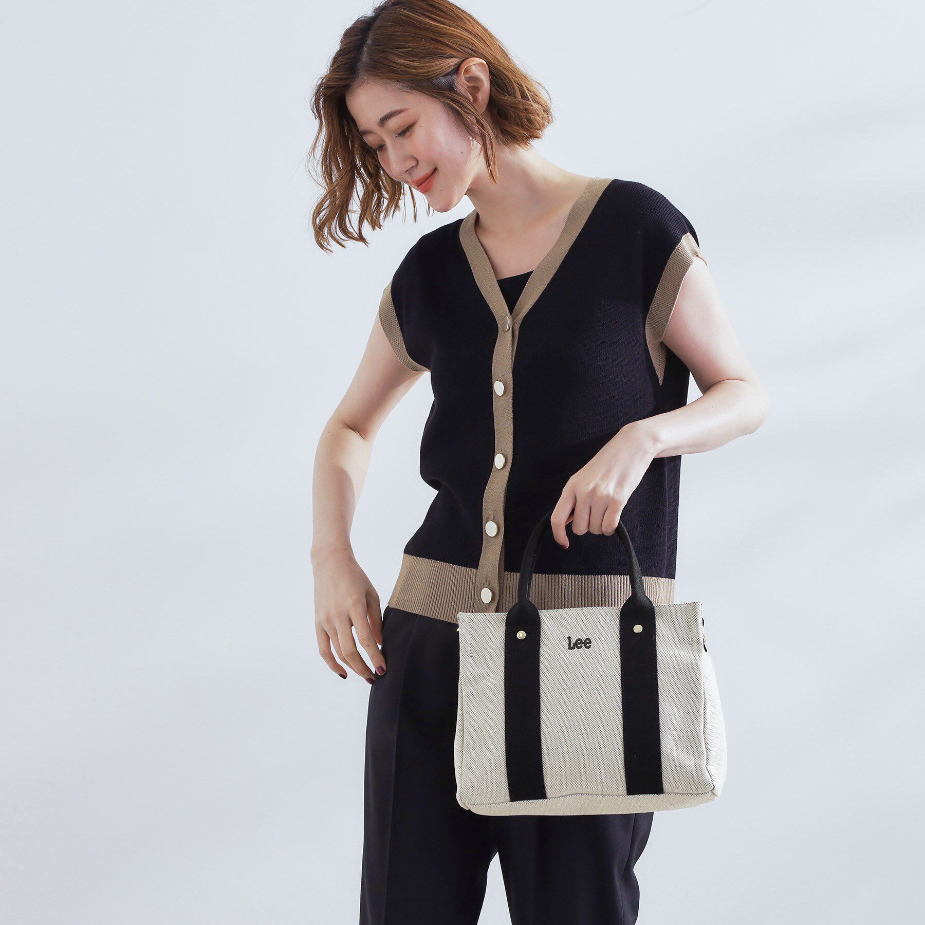 grove「【Lee別注】スクエアキャンバストート」|トートバッグ|