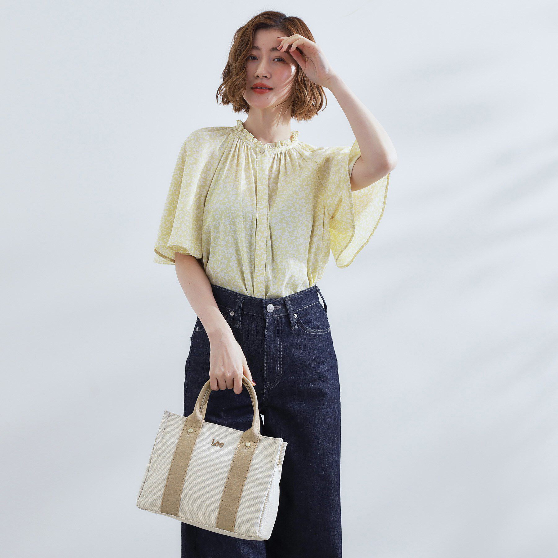 grove「【Lee別注】スクエアキャンバストート」|トートバッグ|