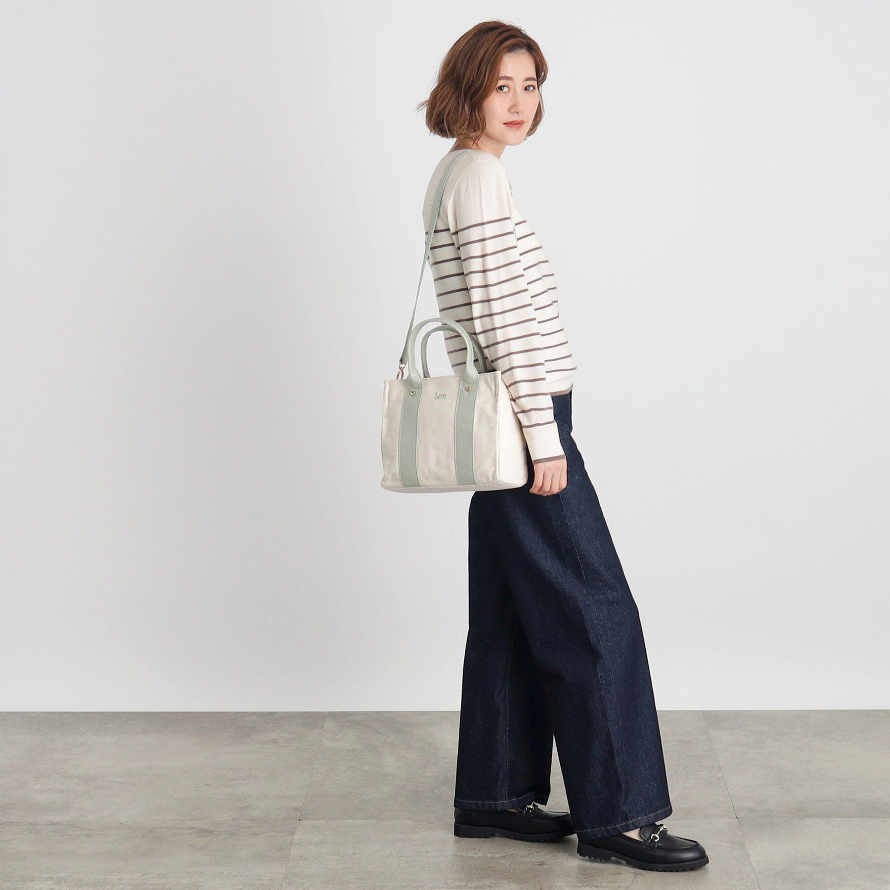 grove「【Lee別注】スクエアキャンバストート」|トートバッグ|