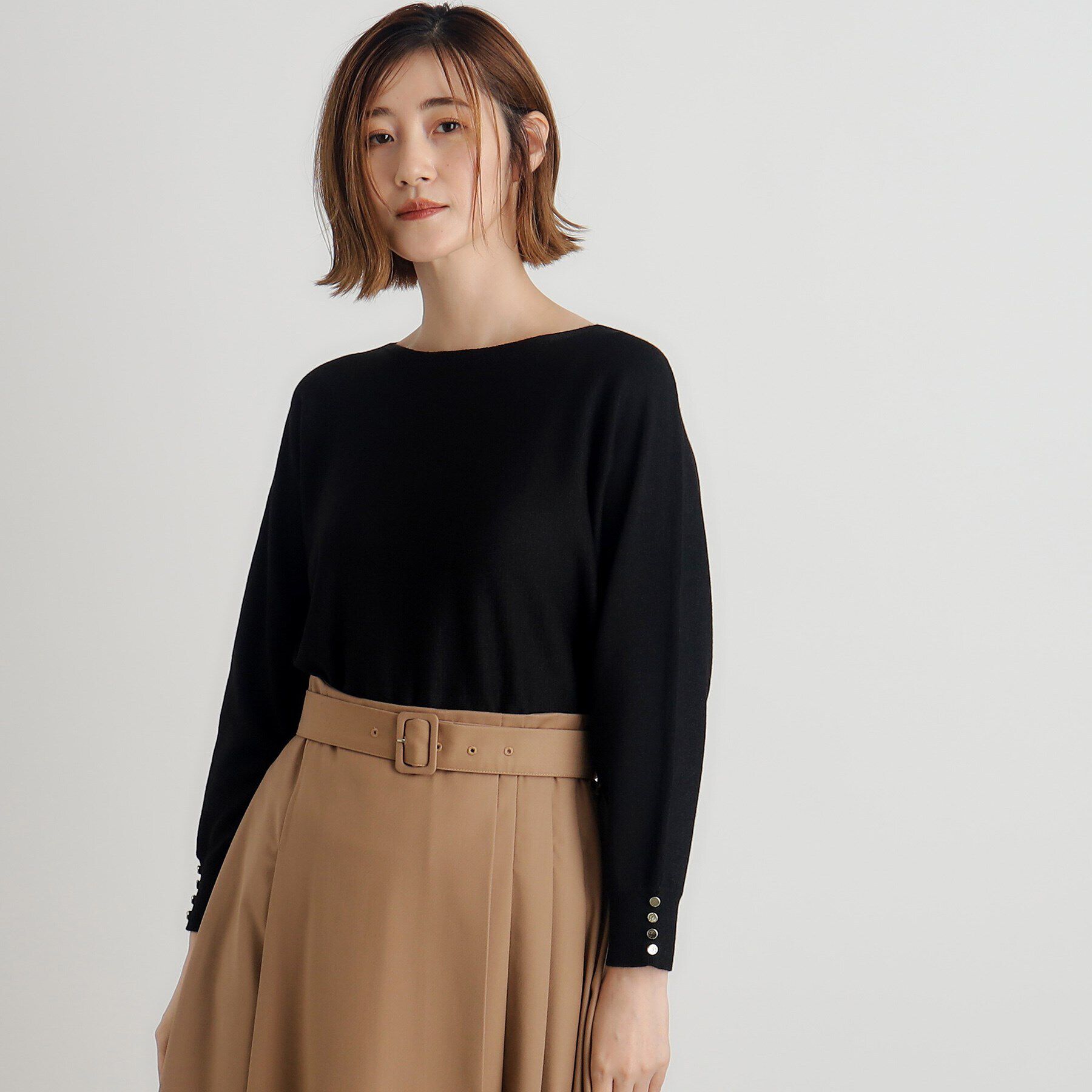 grove「ラメドルマンニットプルオーバー」|ニット・セーター|