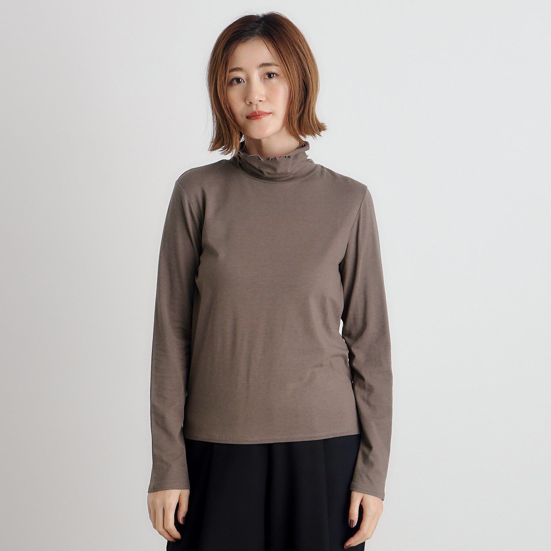 grove「【吸湿発熱MW】メロータートルネックプルオーバー」|Tシャツ・カットソー|