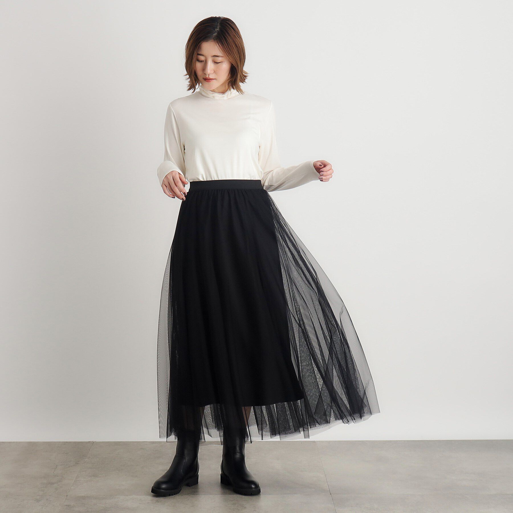 grove「【吸湿発熱MW】メロータートルネックプルオーバー」|Tシャツ・カットソー|