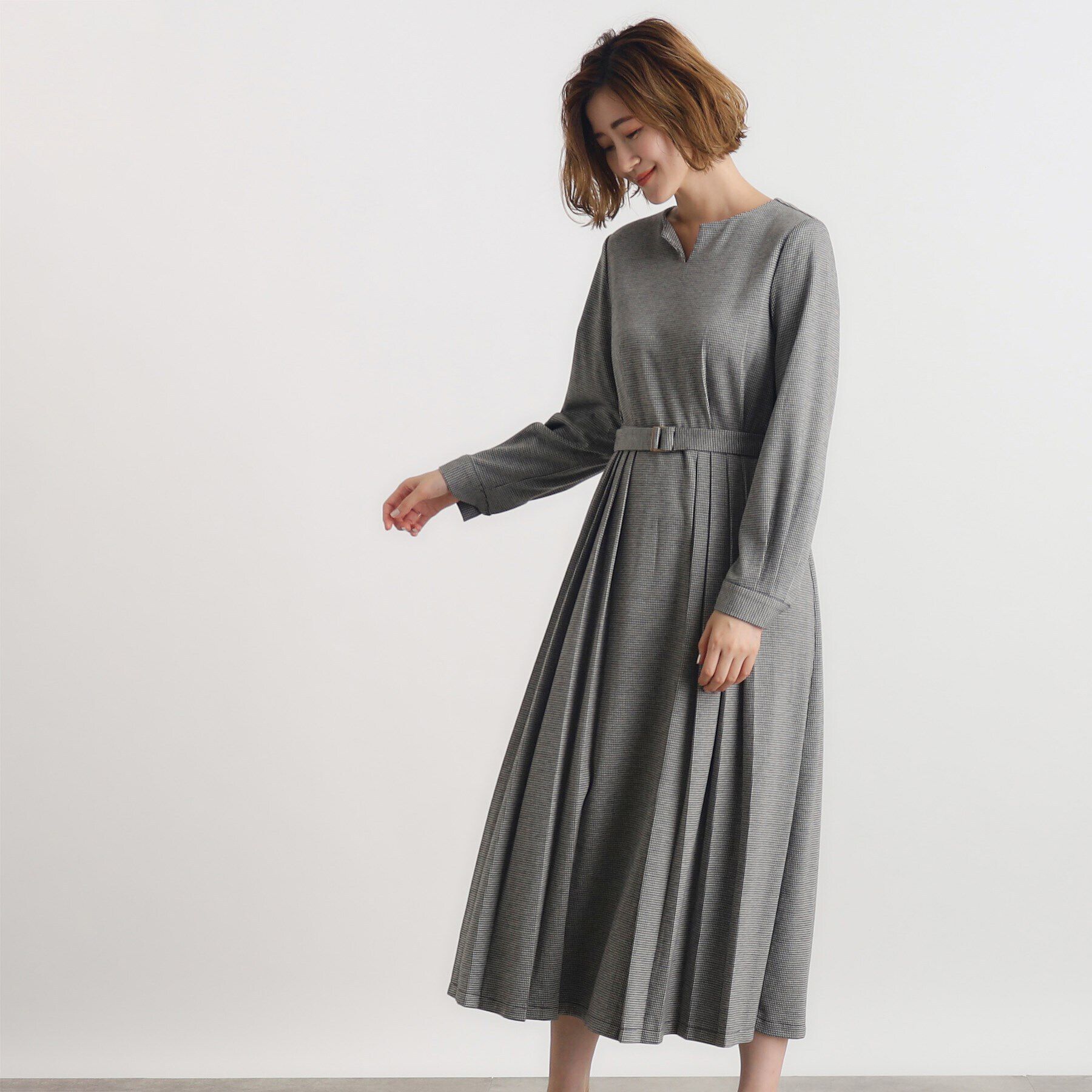 grove「カットジャカードワンピース」|ワンピース|