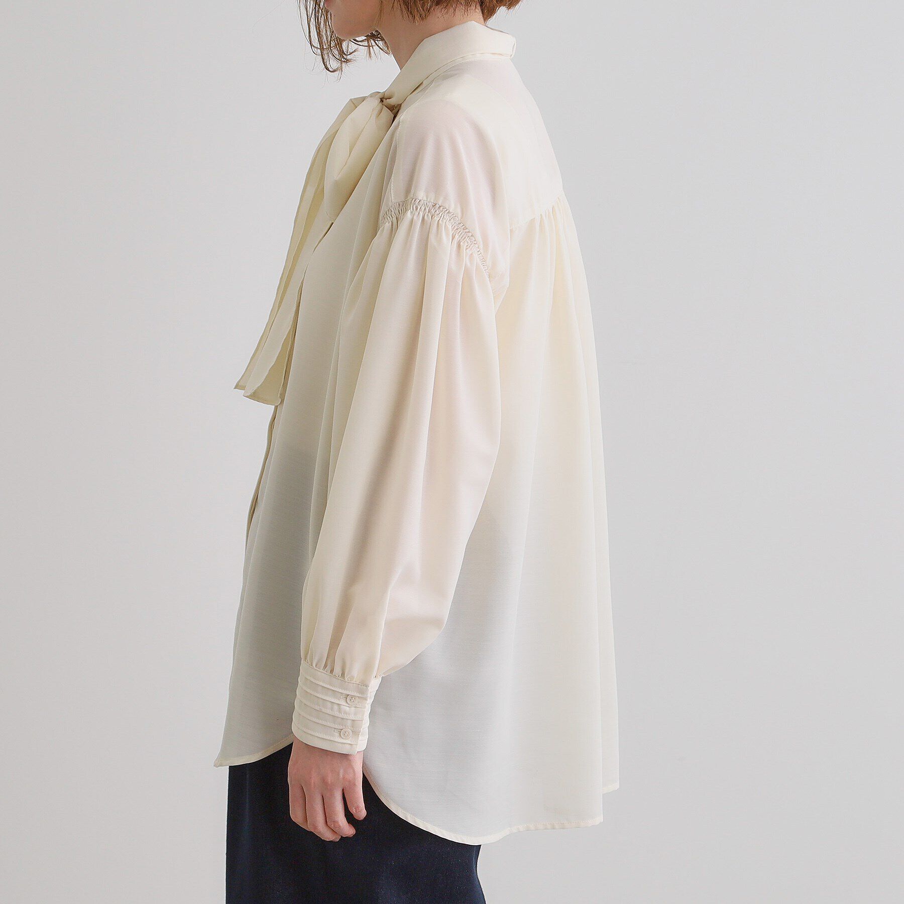 grove「2WAYシアーボウタイブラウス」|シャツ・ブラウス|