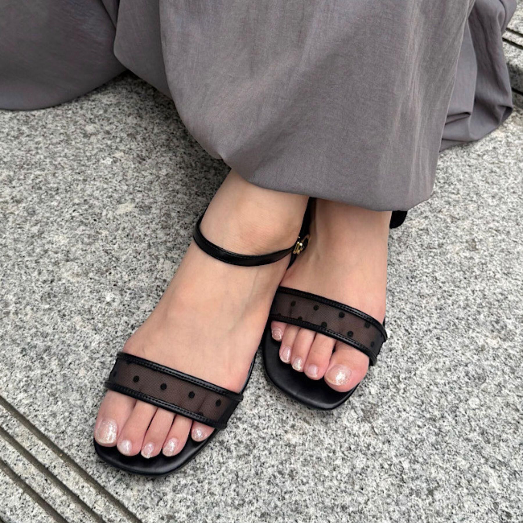 grove「アンクルストラップアソートフラットサンダル」|サンダル|