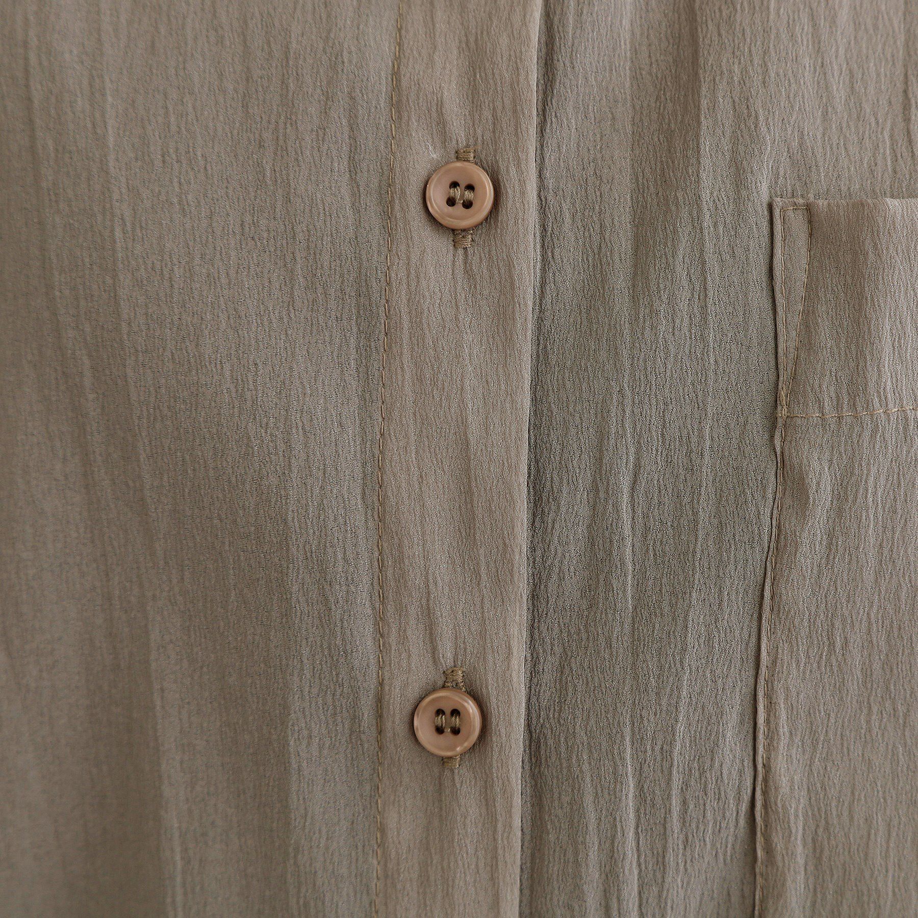 grove「【大人の抜け感スタイル】ストライプアソートシアーオーバーシャツ」|シャツ・ブラウス|