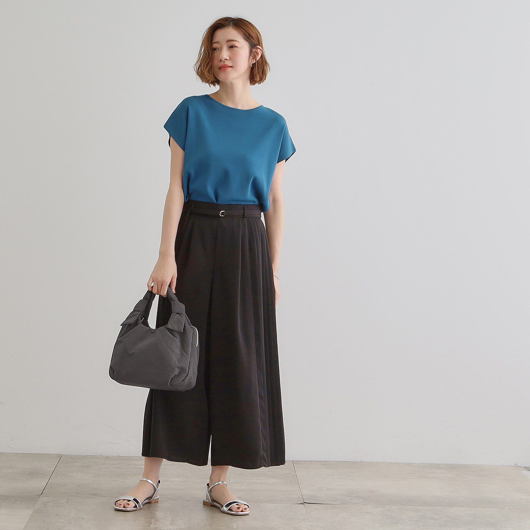 grove「【晴れの日も雨の日も】撥水アオリハンドルノットナイロン2WAYトート」|トートバッグ|