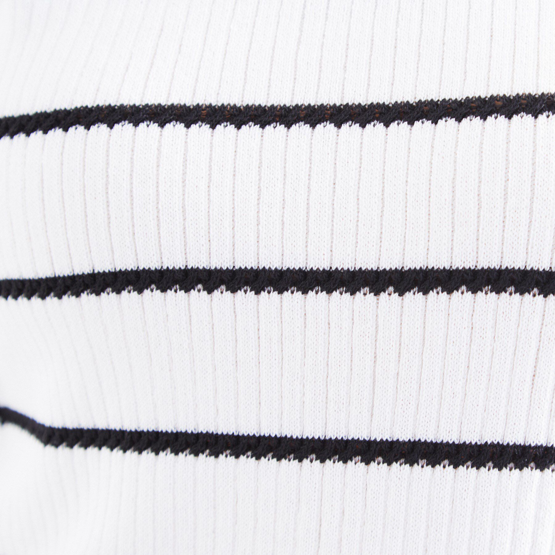 grove「地柄ボーダーリブニットプルオーバー」|ニット・セーター|