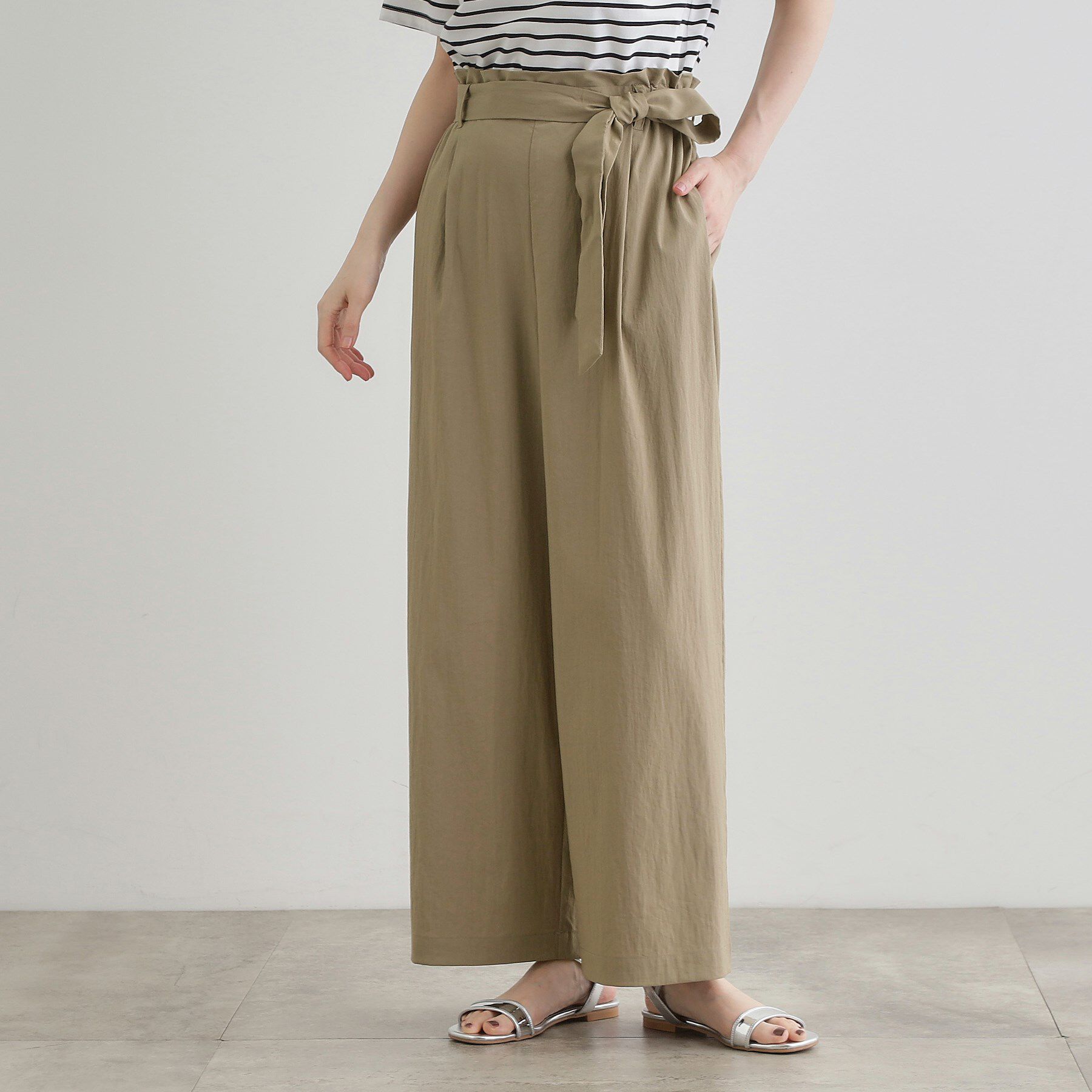 grove「【晴れの日も雨の日も】撥水イージーワイドパンツ」|その他|