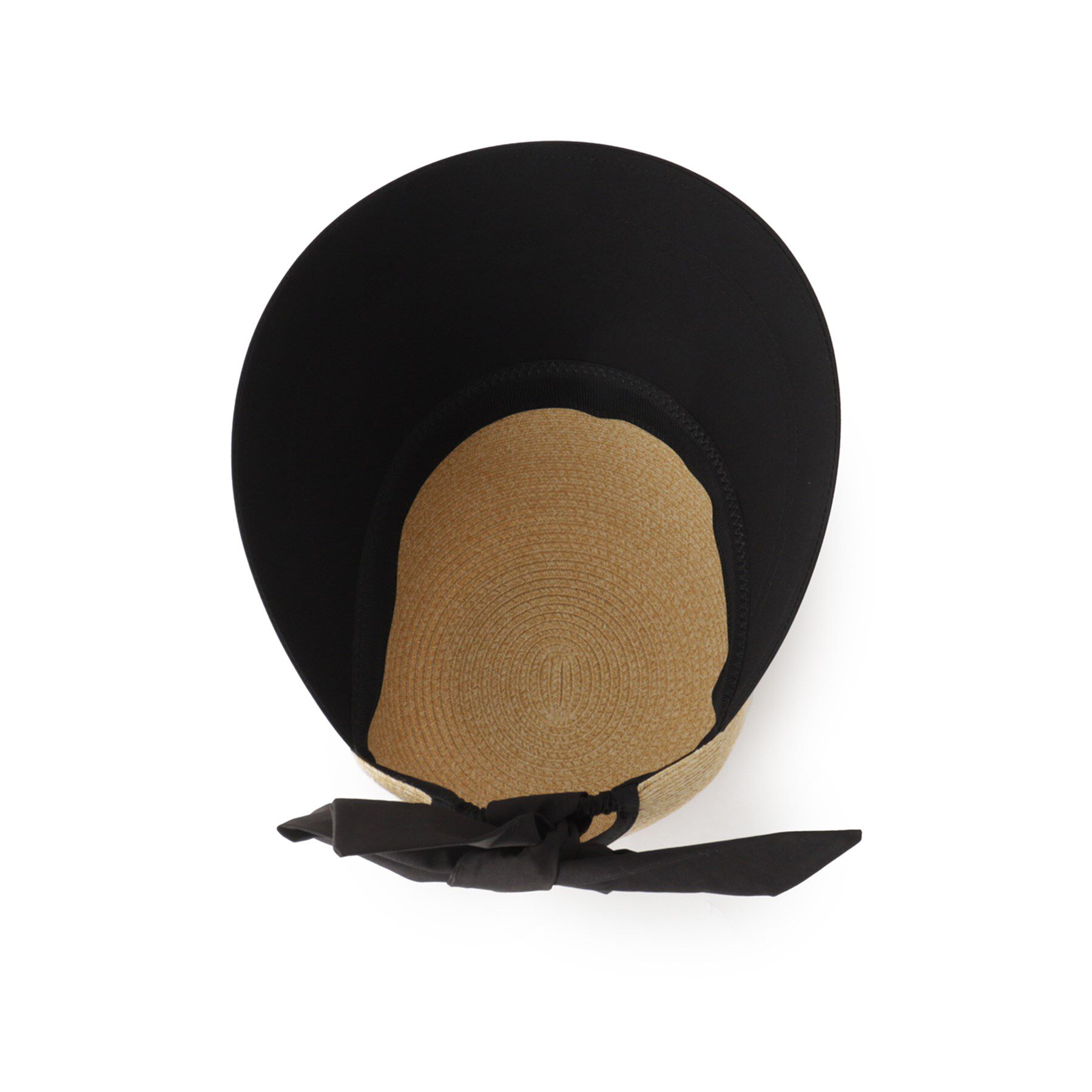 grove「ウォッシャブルブレード切替ワイドブリムリボンキャップ」|キャップ・キャスケット|