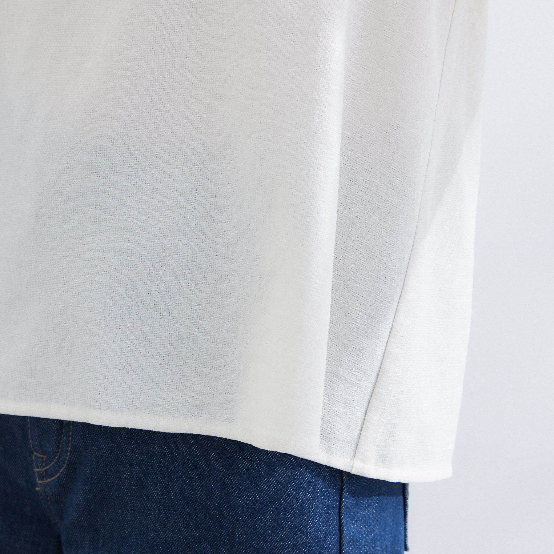 grove「お洒落に決まる 麻調袖コンシャスブラウス」|シャツ・ブラウス|