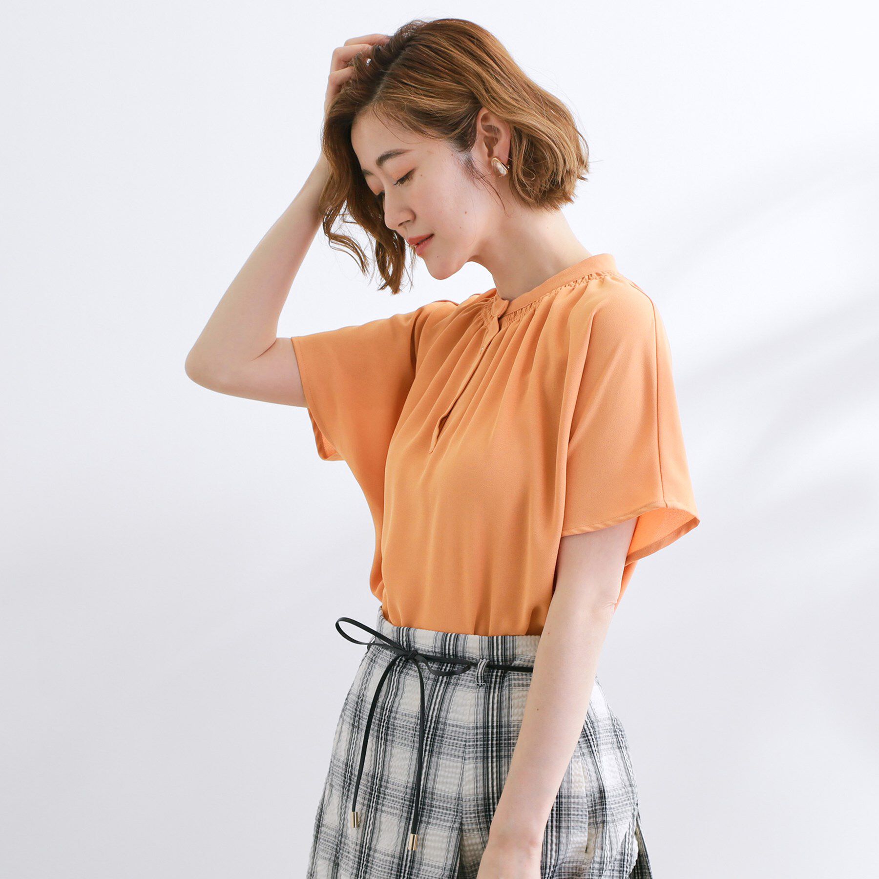 grove「【さらりと着られる/二の腕カバー】多機能ドルマンスリーブブラウス」|シャツ・ブラウス|