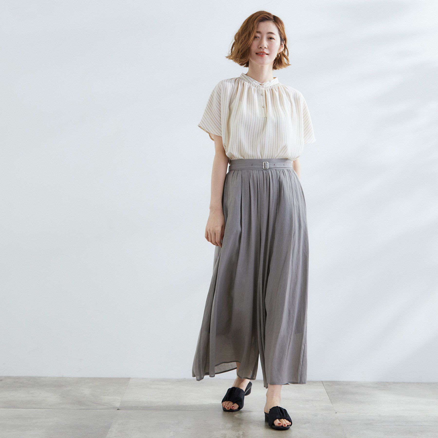 grove「【さらりと着られる/二の腕カバー】多機能ドルマンスリーブブラウス」|シャツ・ブラウス|