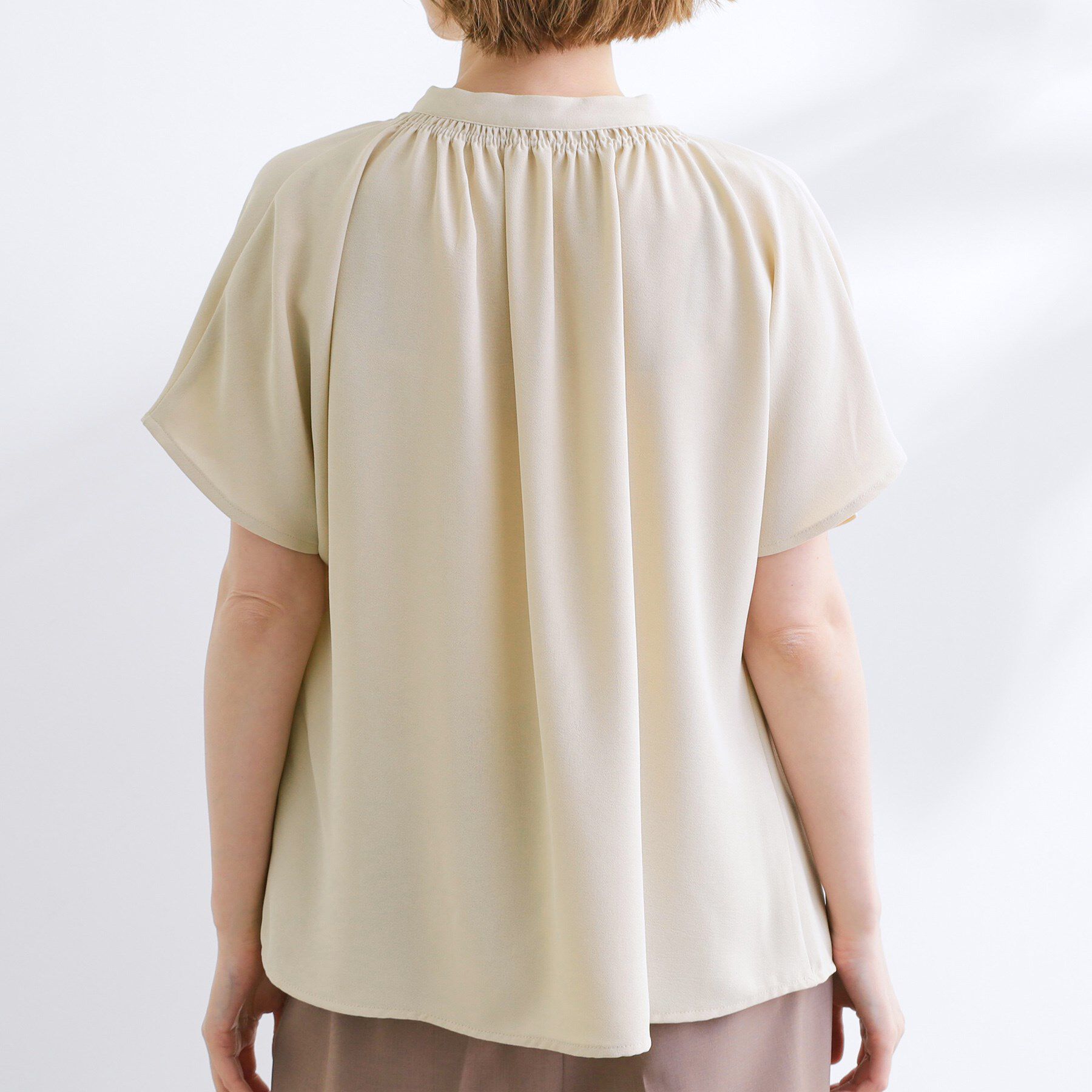 grove「【さらりと着られる/二の腕カバー】多機能ドルマンスリーブブラウス」|シャツ・ブラウス|