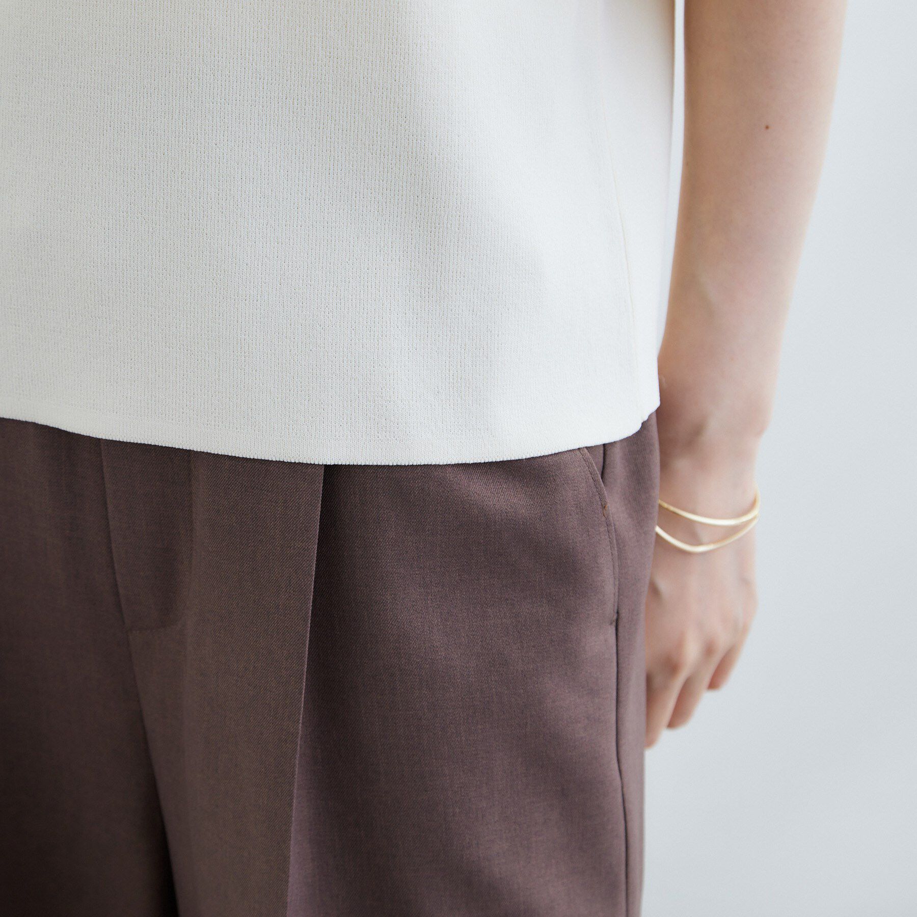 grove「【夏に嬉しい機能付き】やわらかドライタッチワイドスリーブプルオーバー」|ニット・セーター|