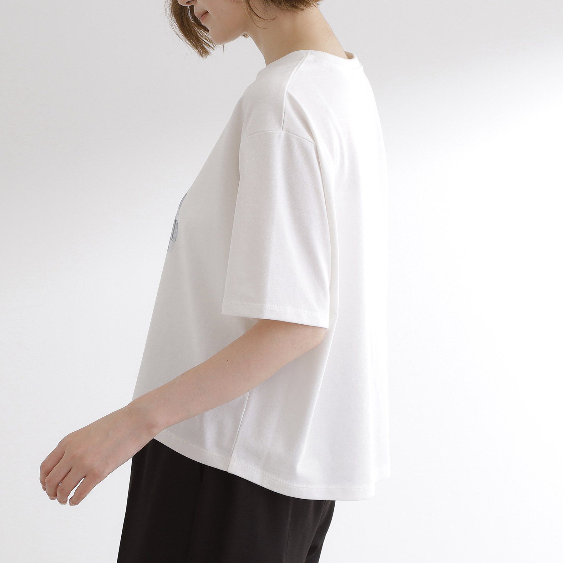 grove「夏に映える　大人のクロップドTシャツ」|Tシャツ・カットソー|