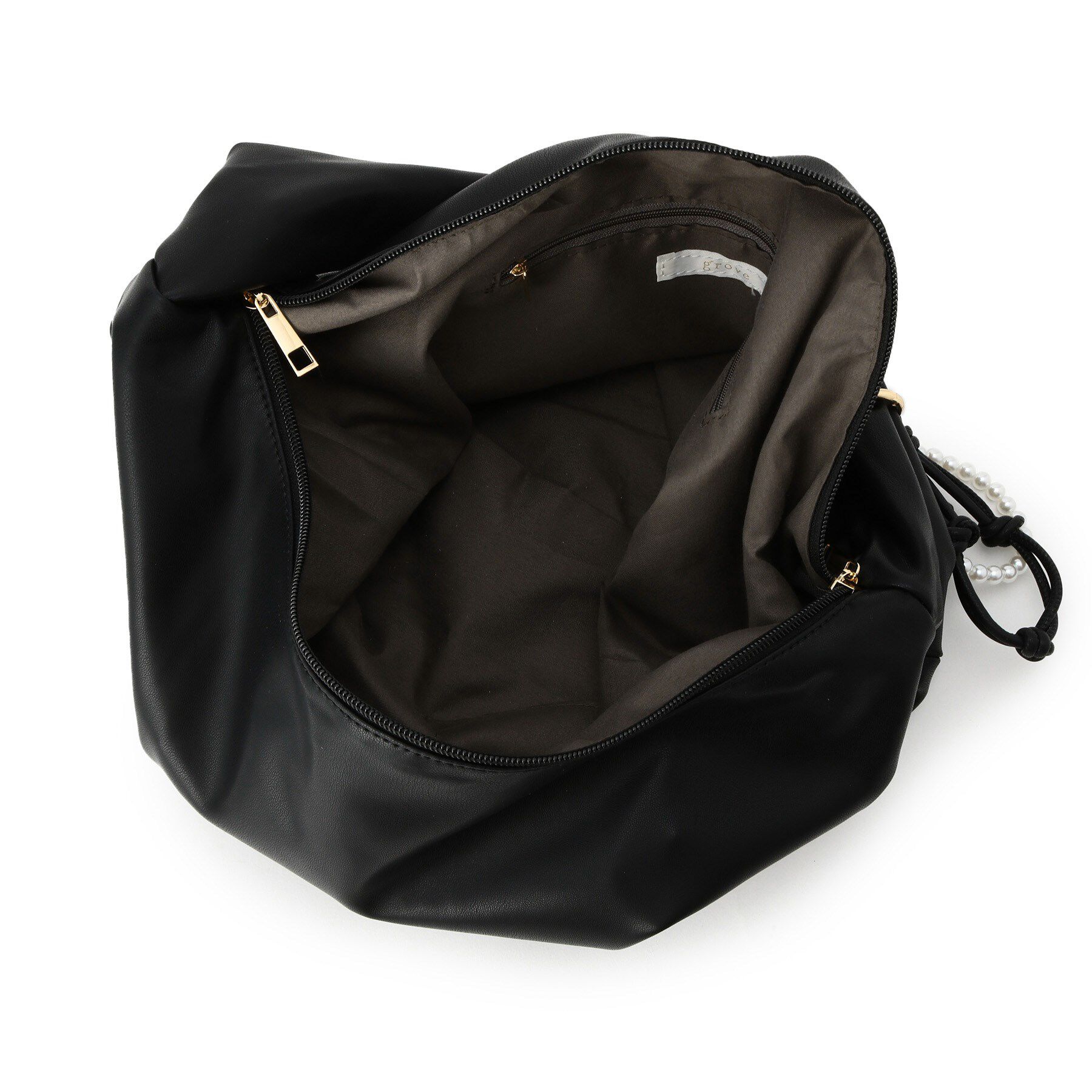 grove「パール調チャームワンショルダー」|ショルダー・メッセンジャー|