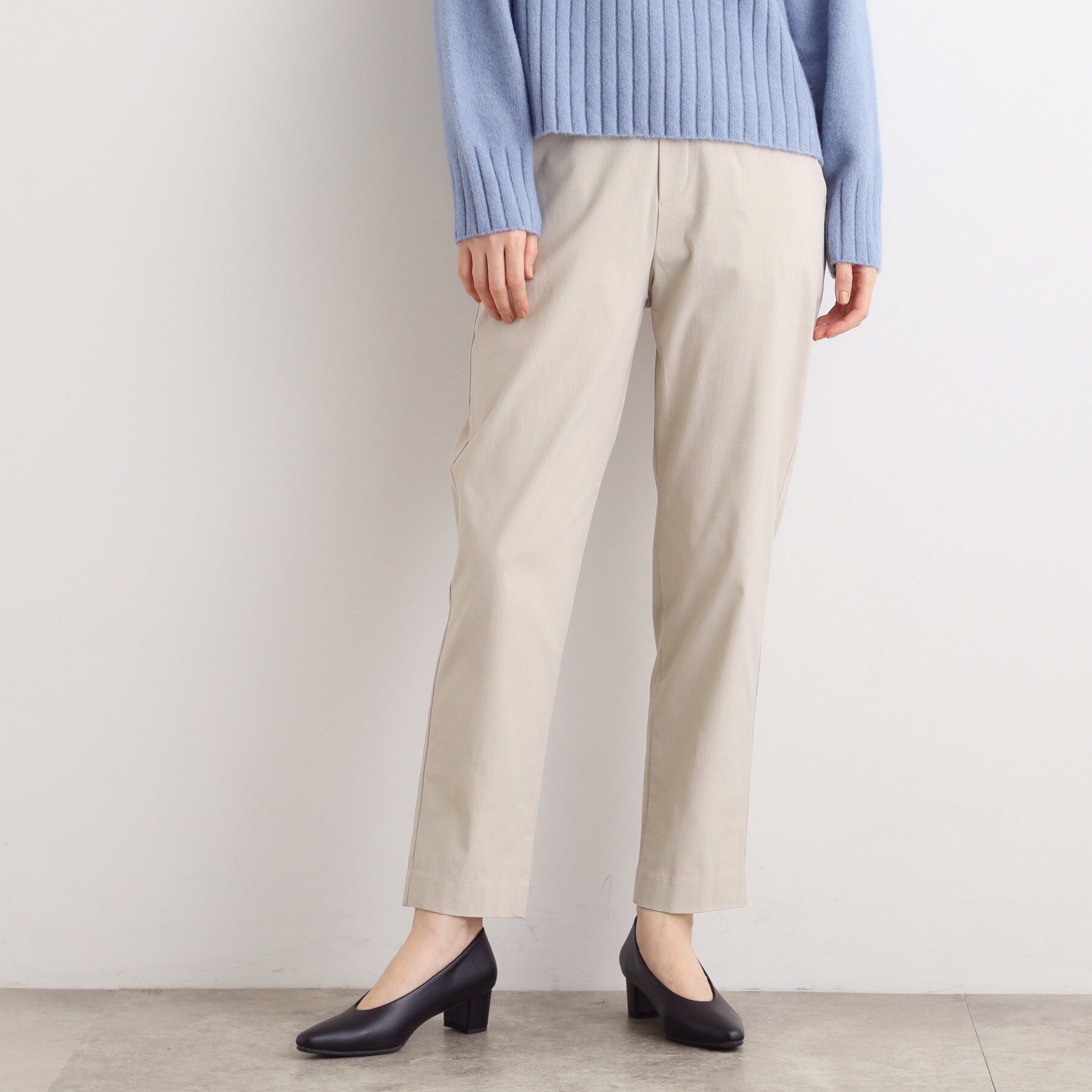 grove「【選べる着丈/多機能】裏起毛ハイパーストレッチテーパードパンツ」|その他|グレージュ(050)