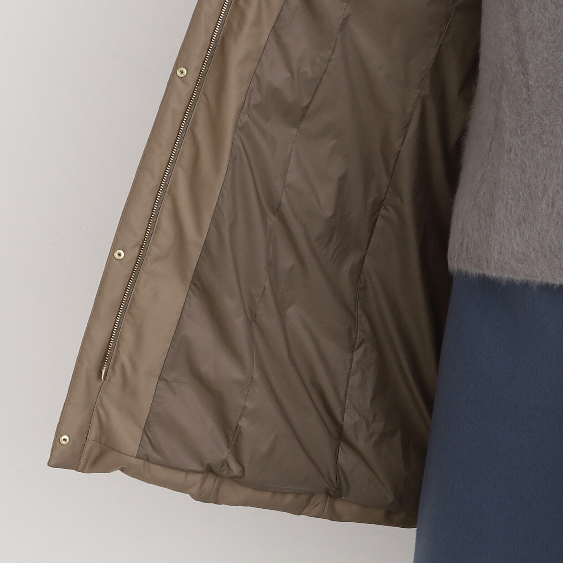 INDIVI「【リニューアル！／マルチWAY／フォックスファー／ロング丈】リサイクルダウンコート」|ダウン|