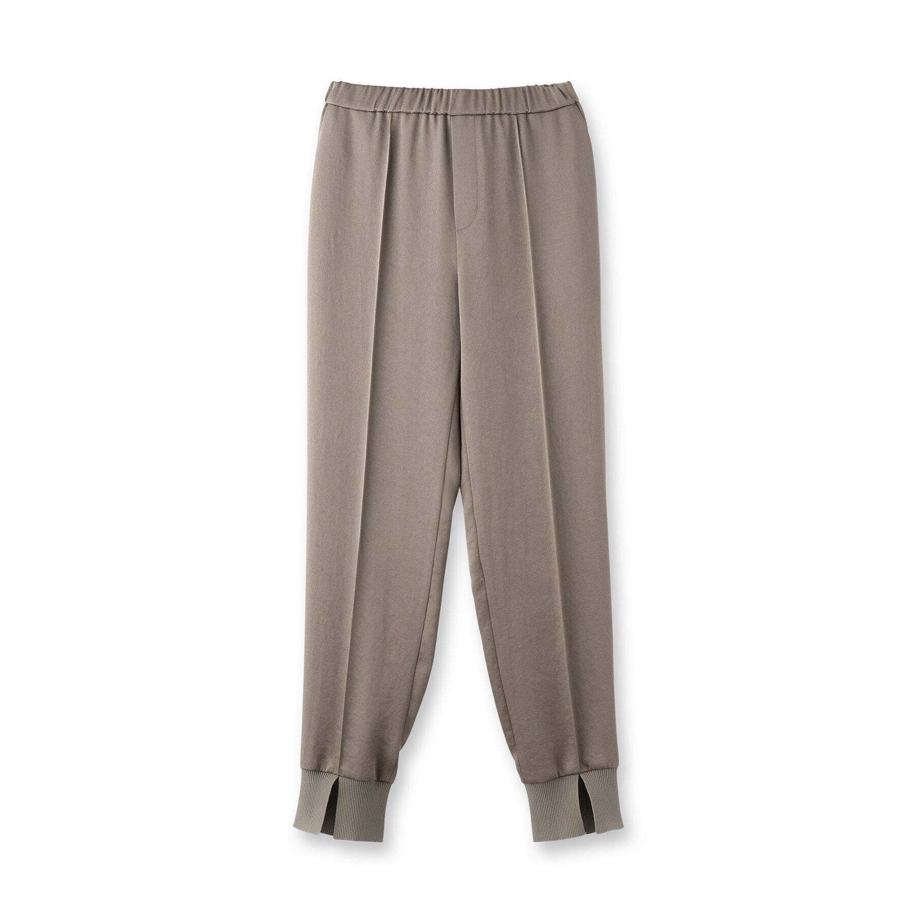 INDIVI「【こなれSETUP／洗える／サテン】ジョグパンツ」|その他|