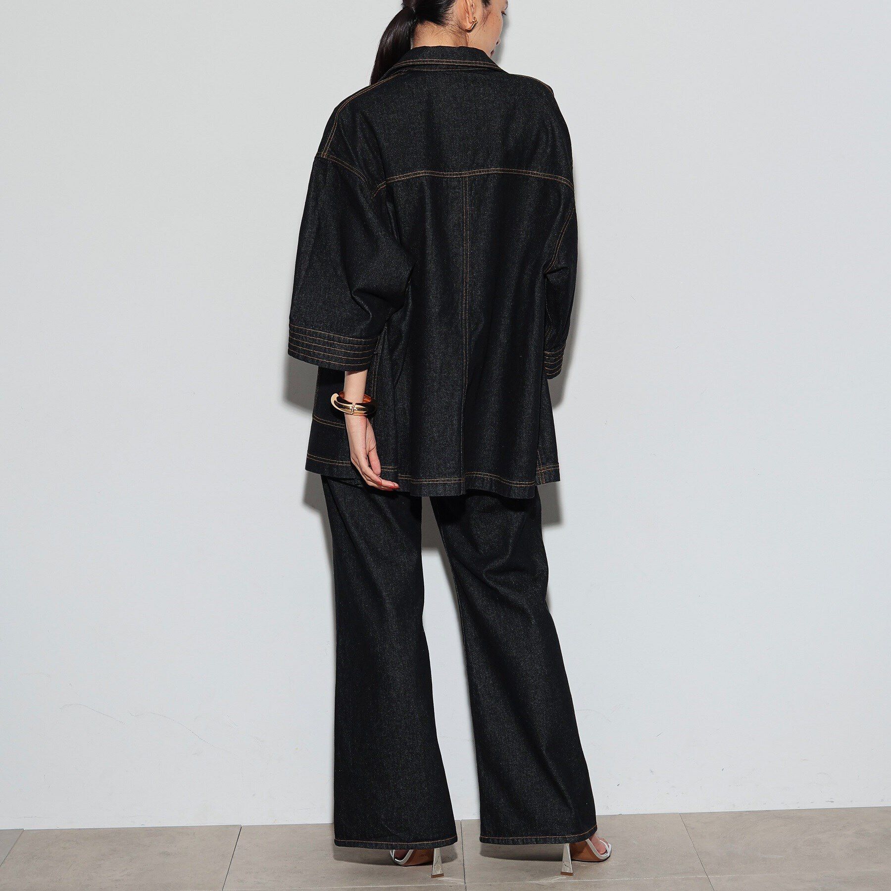 GALLEST「フレアデニムパンツ」|デニム|