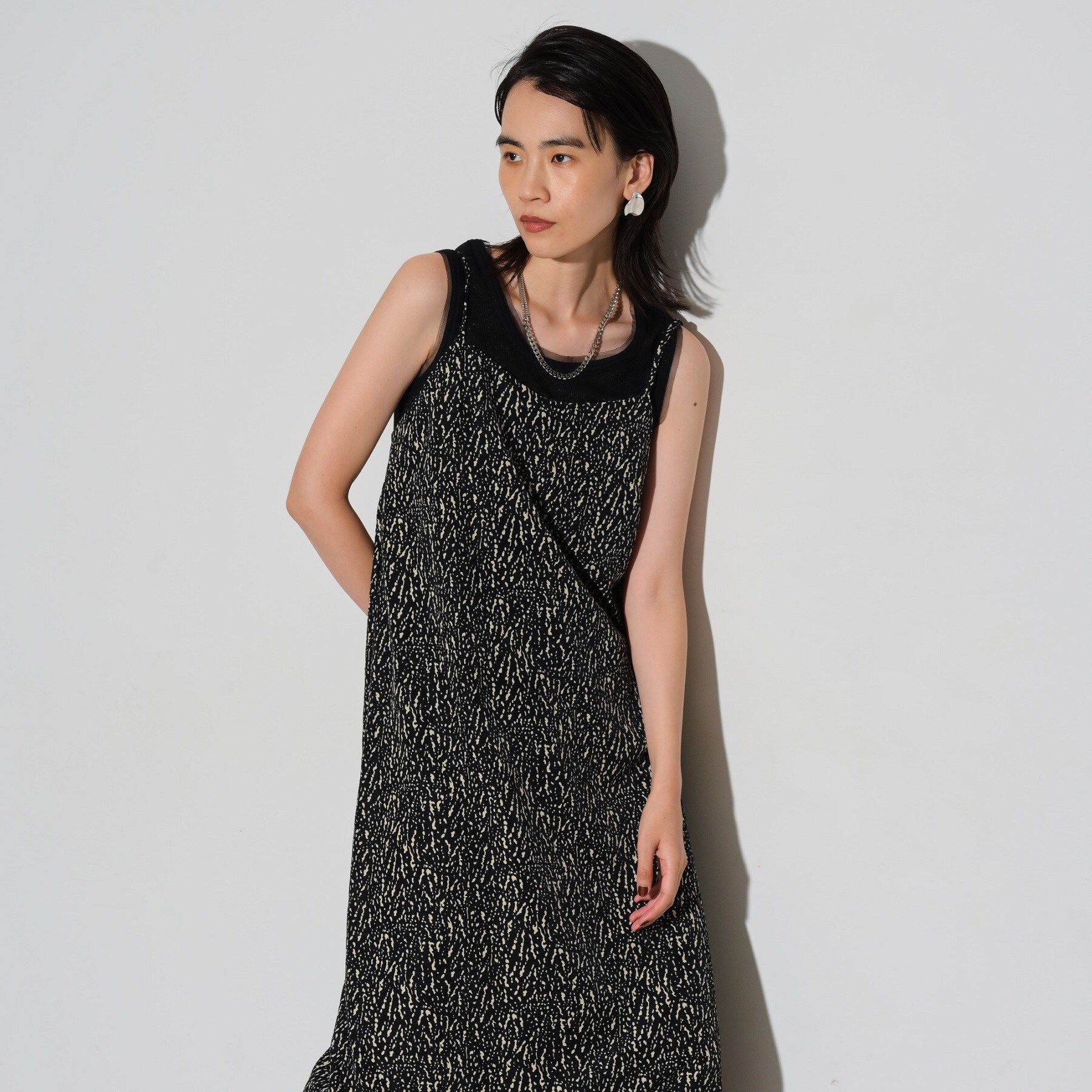 GALLEST「変形ドットキャミワンピース」|ワンピース|