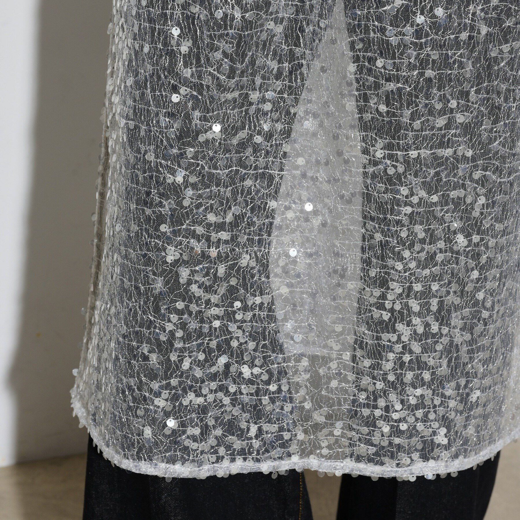 GALLEST「スパンコールレイヤードスカート」|スカート|