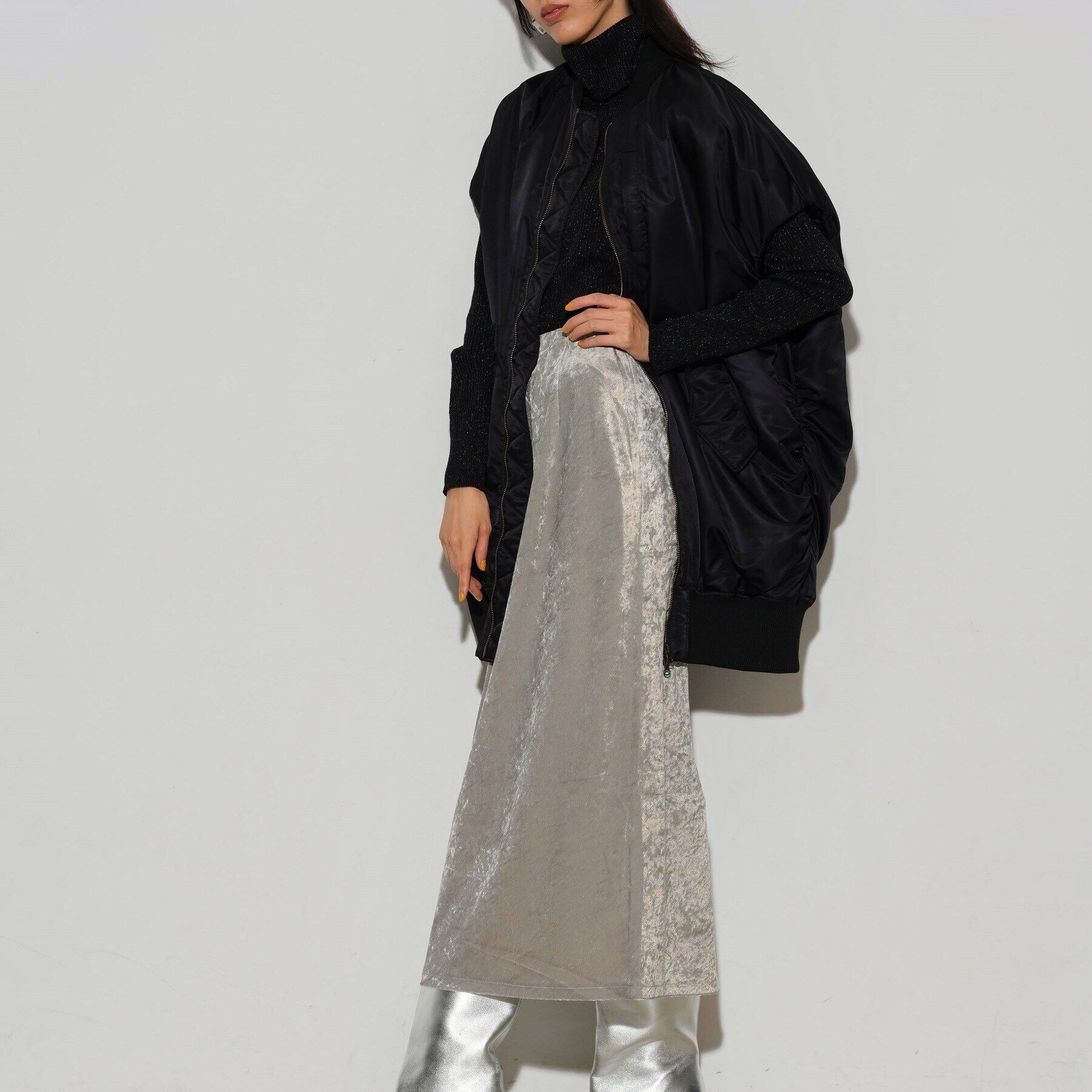 GALLEST「スパンコールレイヤードスカート」|スカート|