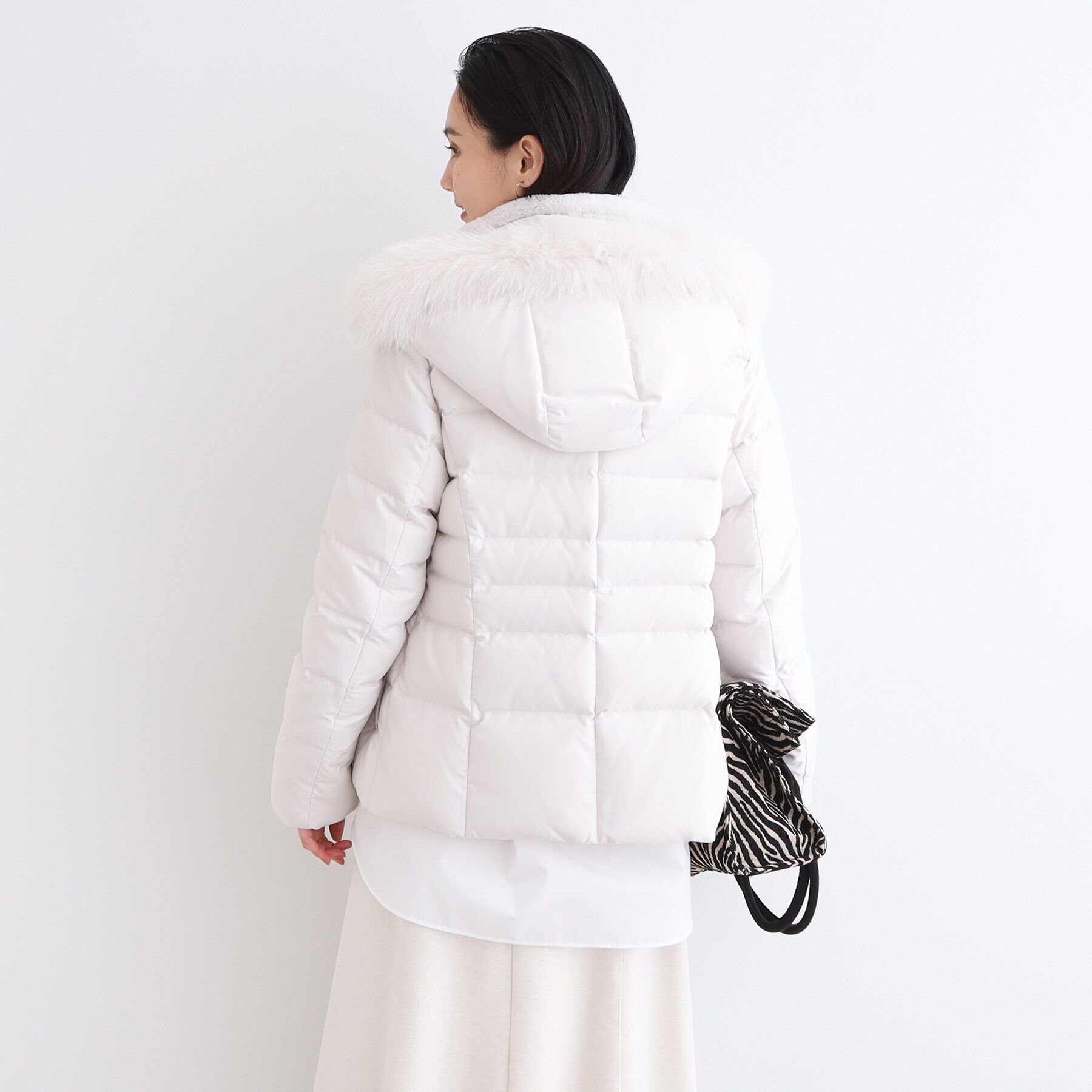 INDIVI「【名品／撥水／抗菌防臭】ショート リサイクルダウンコート」|ダウン|