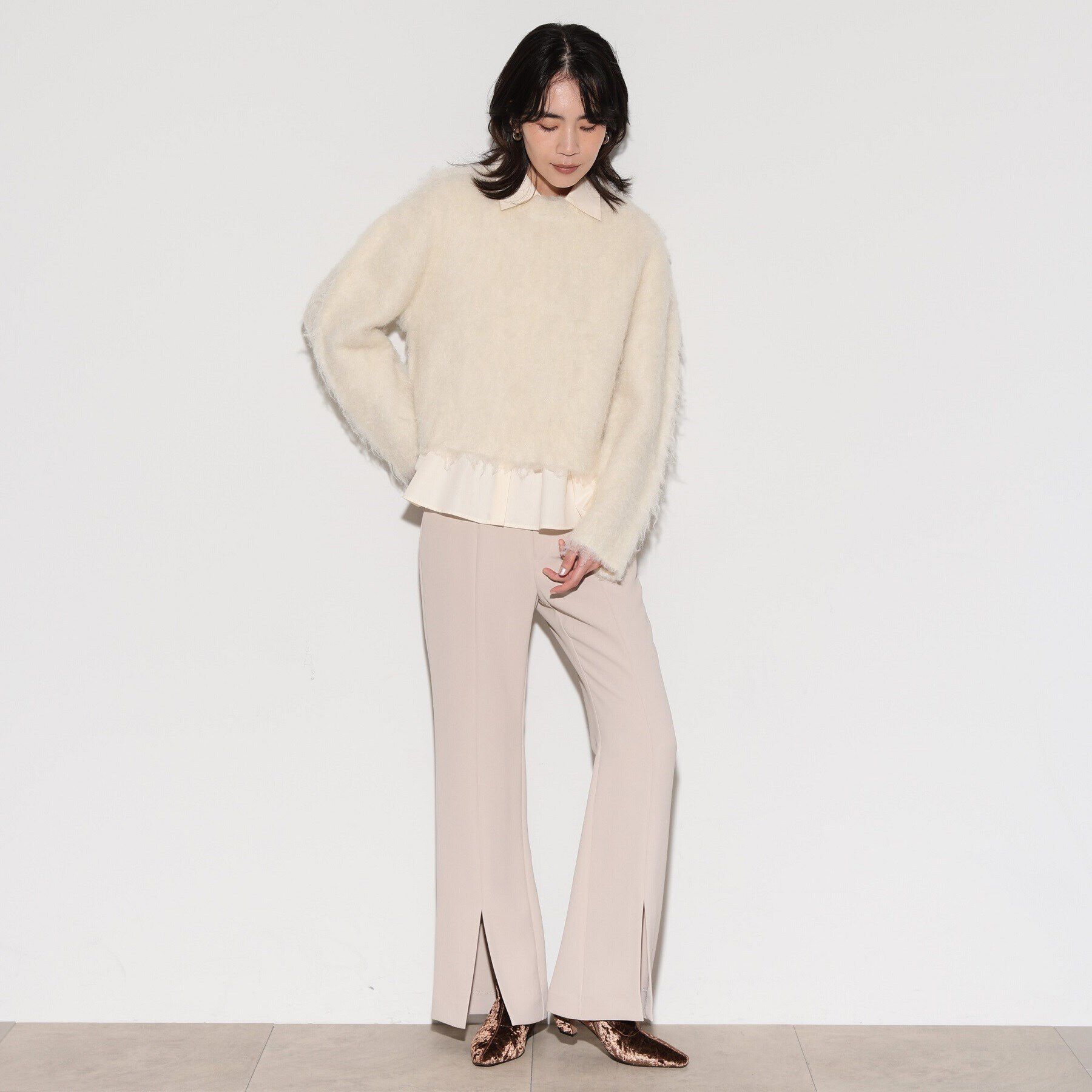 GALLEST「ウェーブシャギーニット」|ニット・セーター|