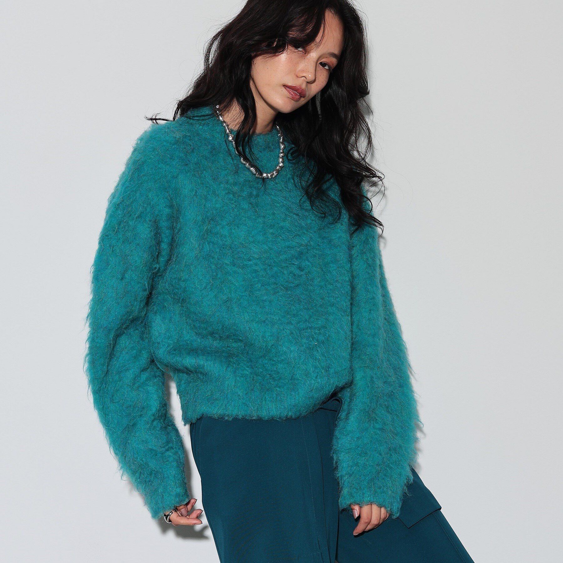 GALLEST「ウェーブシャギーニット」|ニット・セーター|