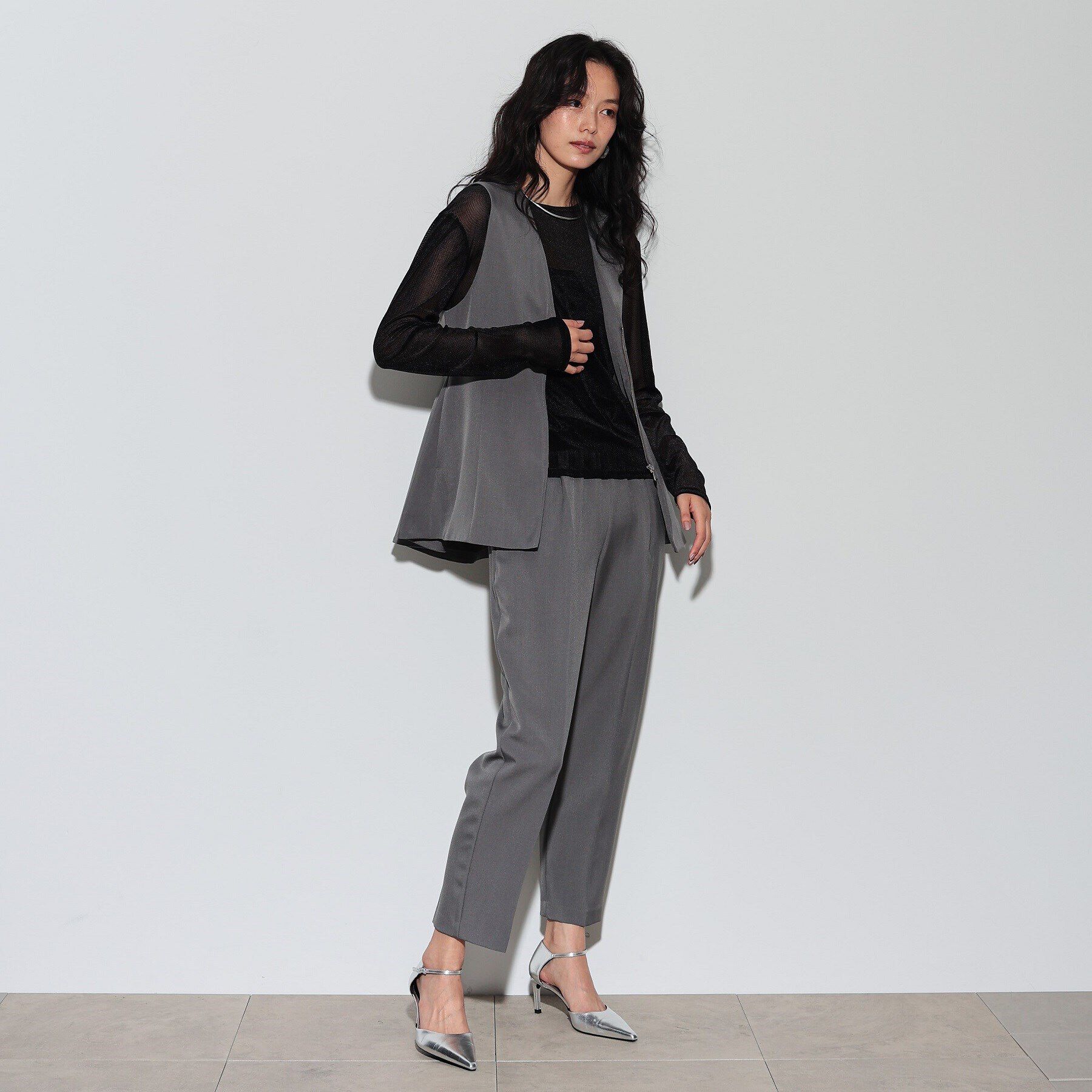 GALLEST「ぺプラムジレ」|ベスト・ジレ|