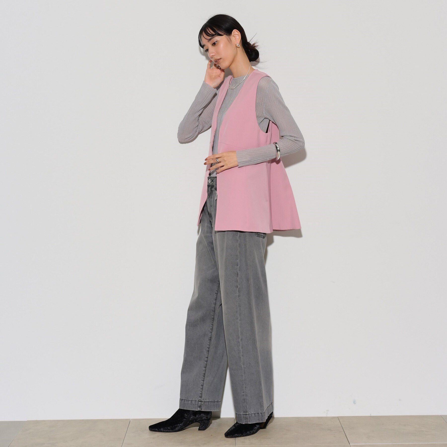 GALLEST「ぺプラムジレ」|ベスト・ジレ|