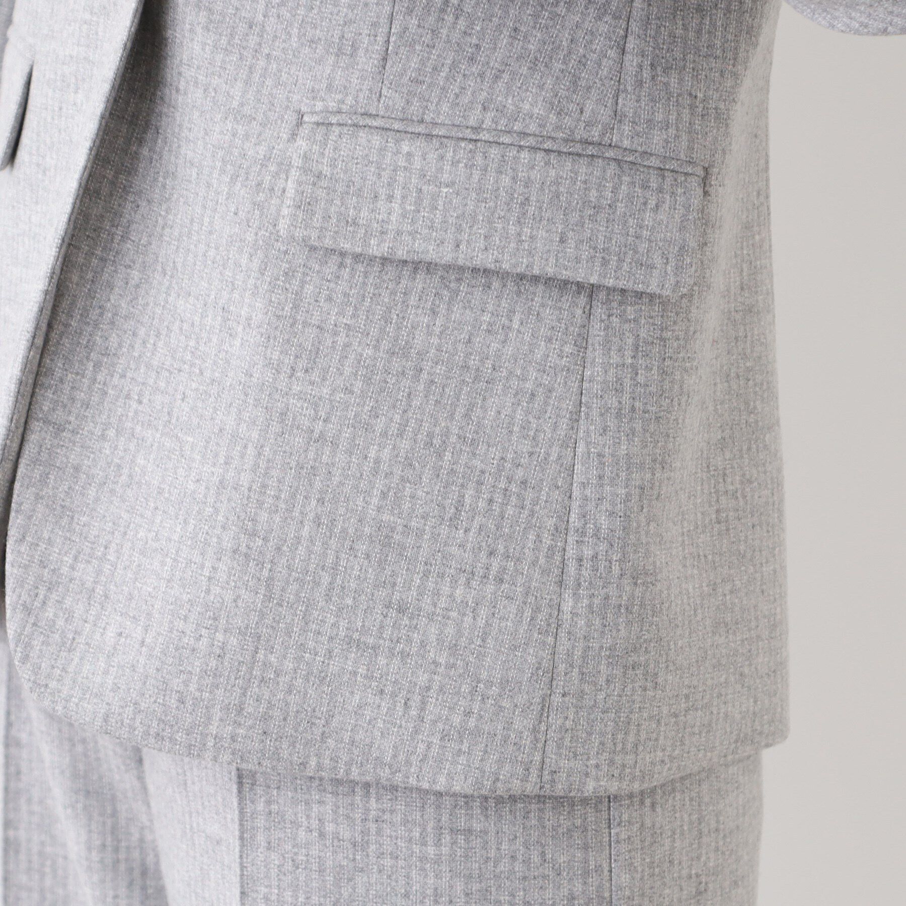 INDIVI「【日本製／SETUP可能／インポート素材】ストライプテーラードジャケット」|テーラードジャケット|