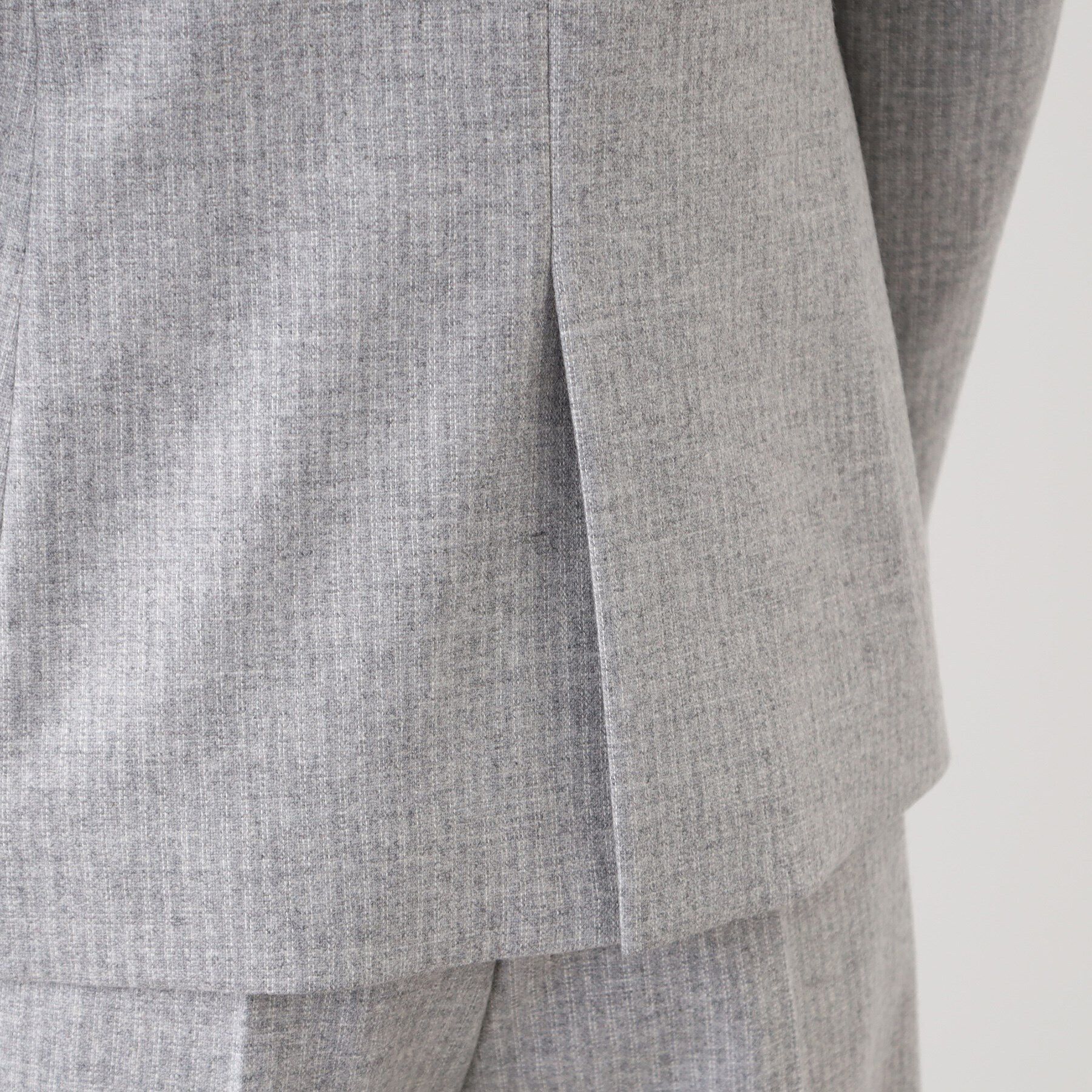 INDIVI「【日本製／SETUP可能／インポート素材】ストライプテーラードジャケット」|テーラードジャケット|